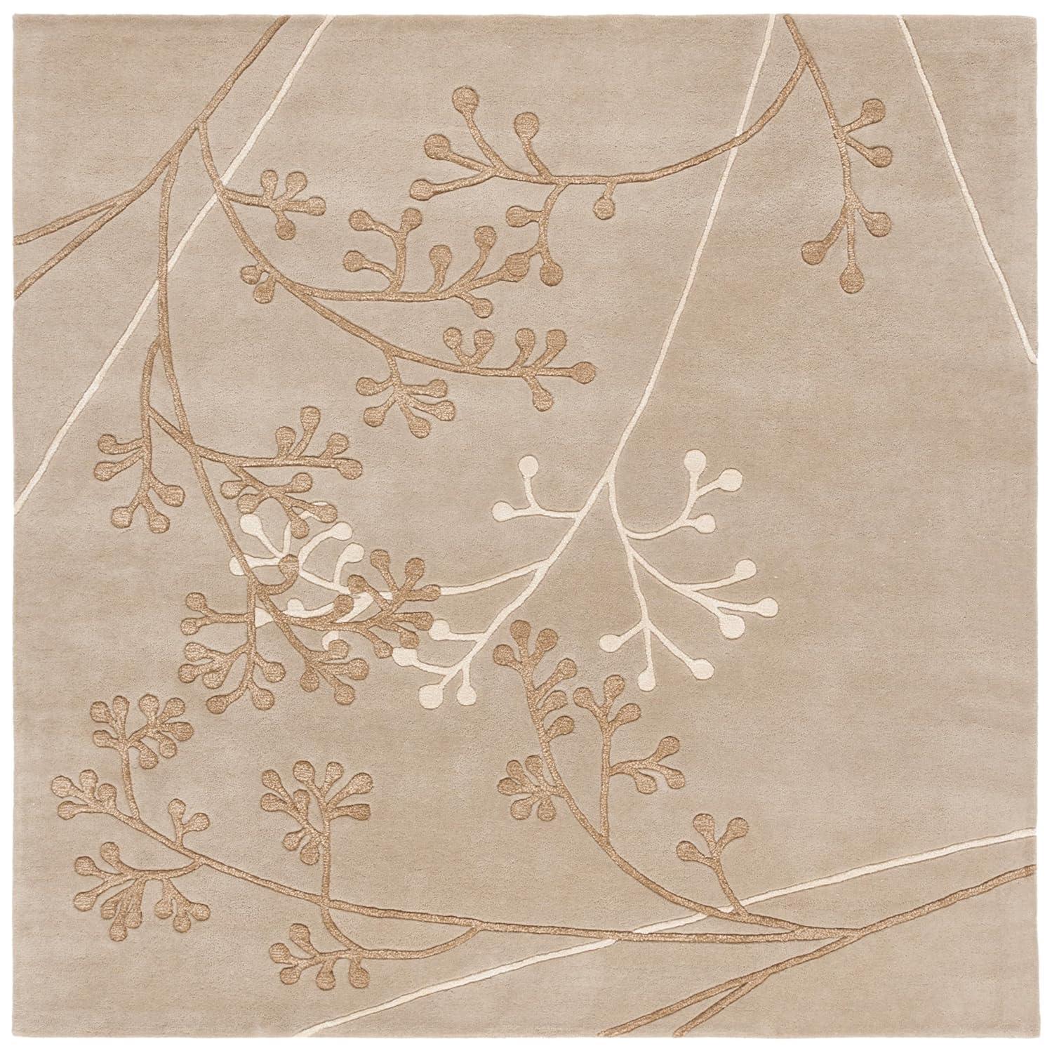 Soho SOH305 Hand Tufted Area Rug - Sage - 8'x8' - Safavieh.