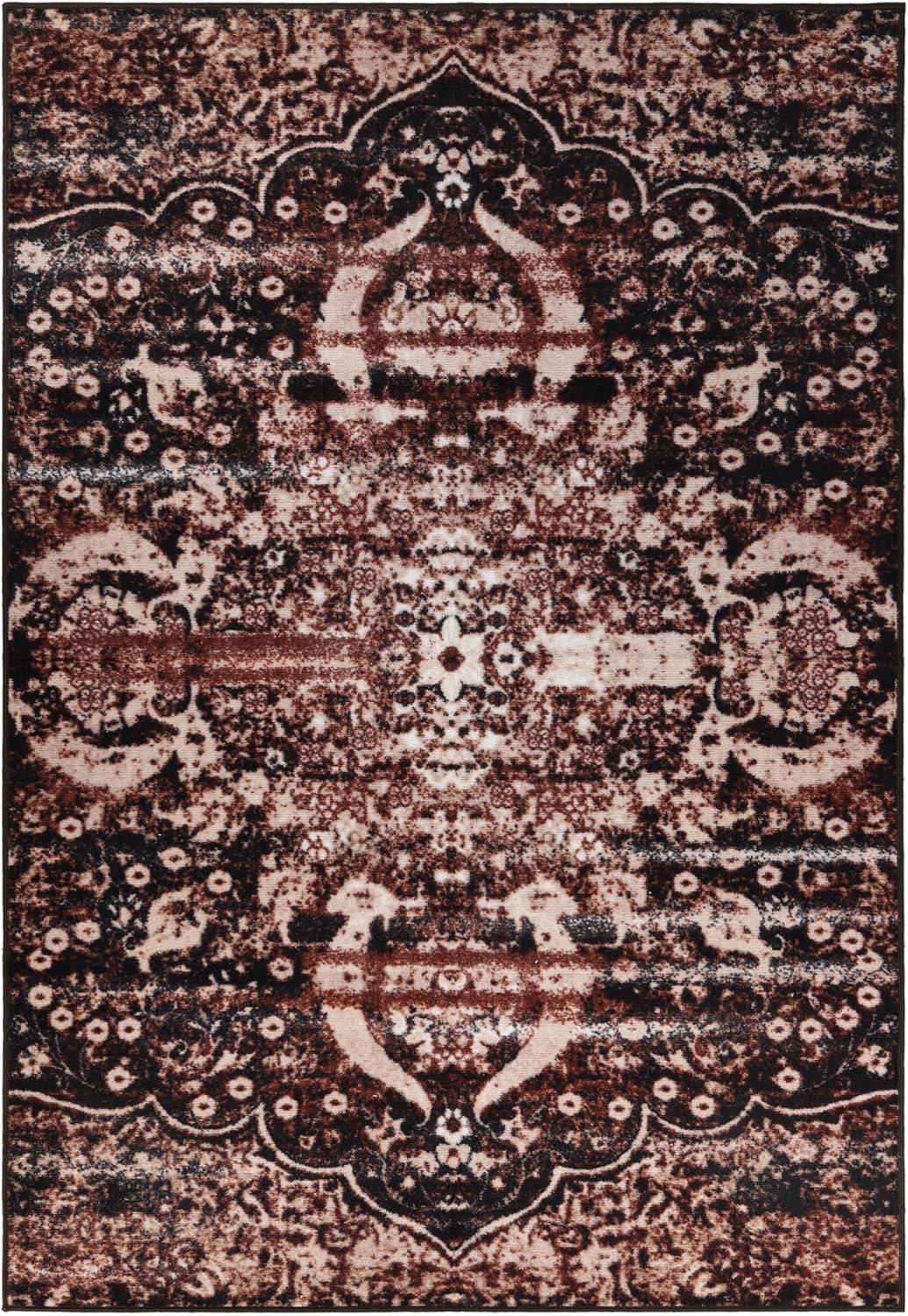 Bohemian Rustic Medallion Indoor Runner or Area Rug
