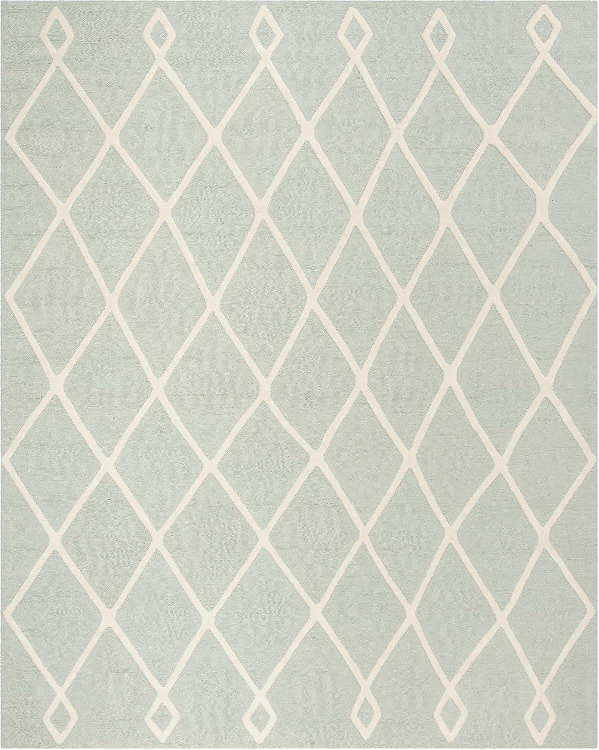 Ivory Bliss Hand-Tufted Wool Kids Playroom Area Rug, 8' x 10'