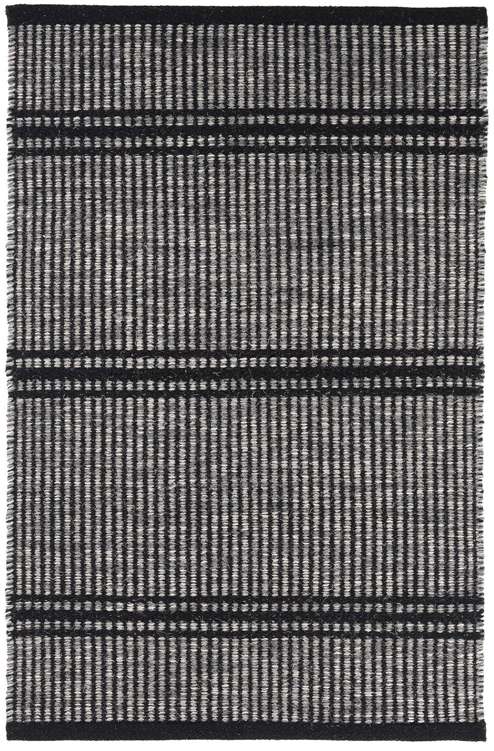 Malta Blue Handwoven Wool Rug
