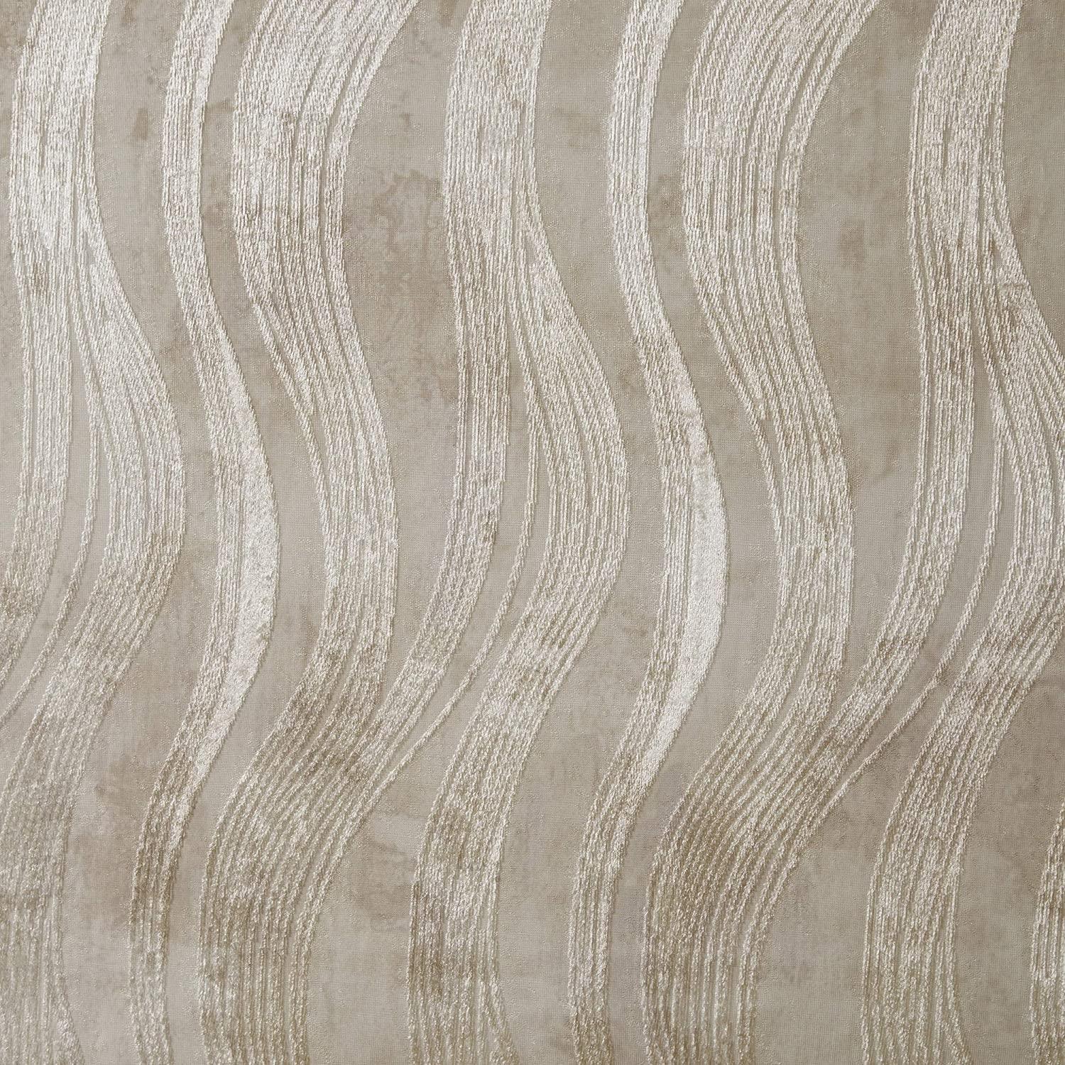 Madison Park Victorio Printed Jacquard Grommet Top Total Blackout Curtain Panel