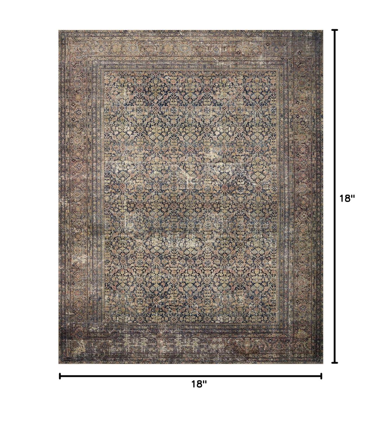 Amber Lewis x Loloi Morgan Denim/Multi Rug
