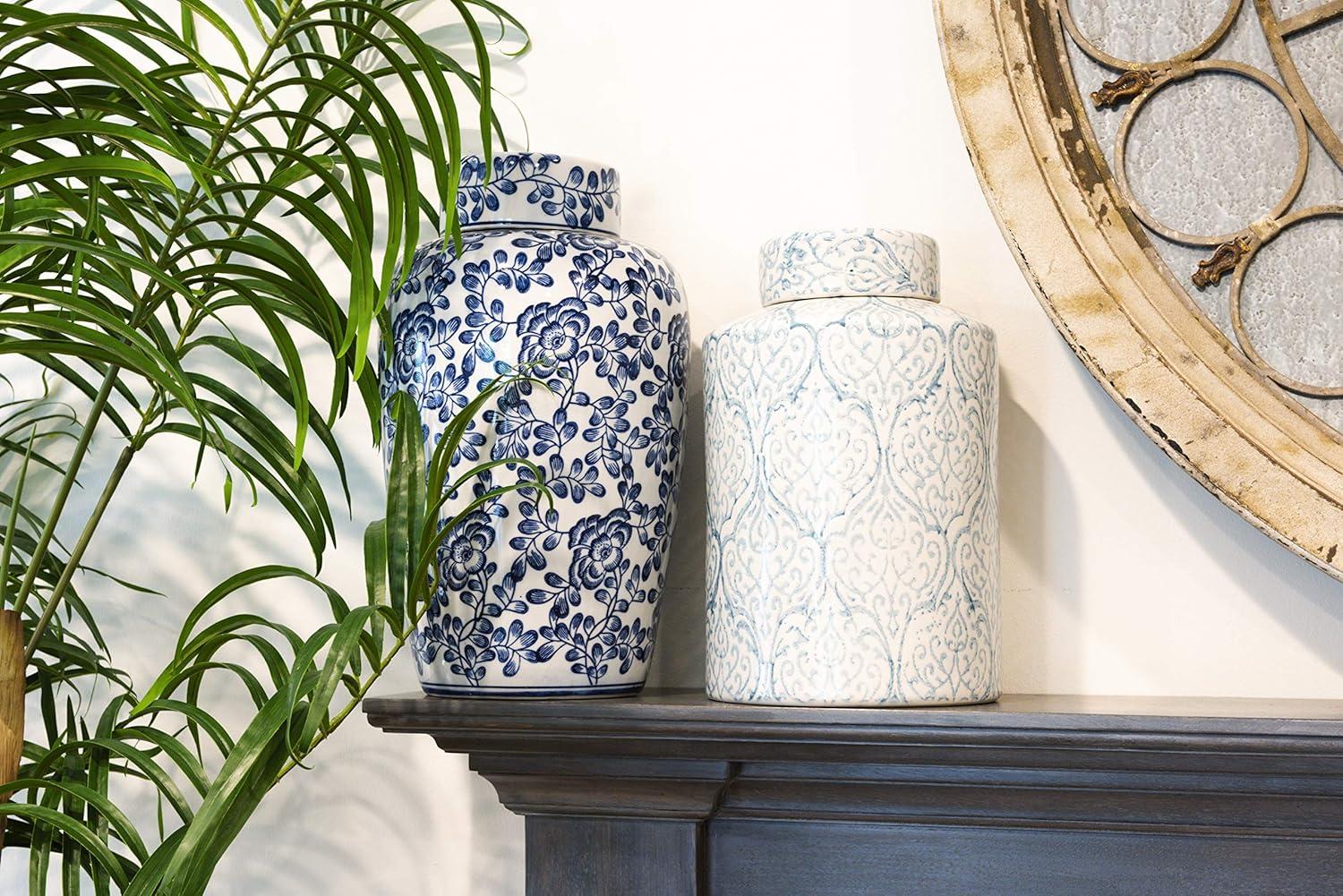 Ceramic Ginger Jar (10-1/8") - Storied Home