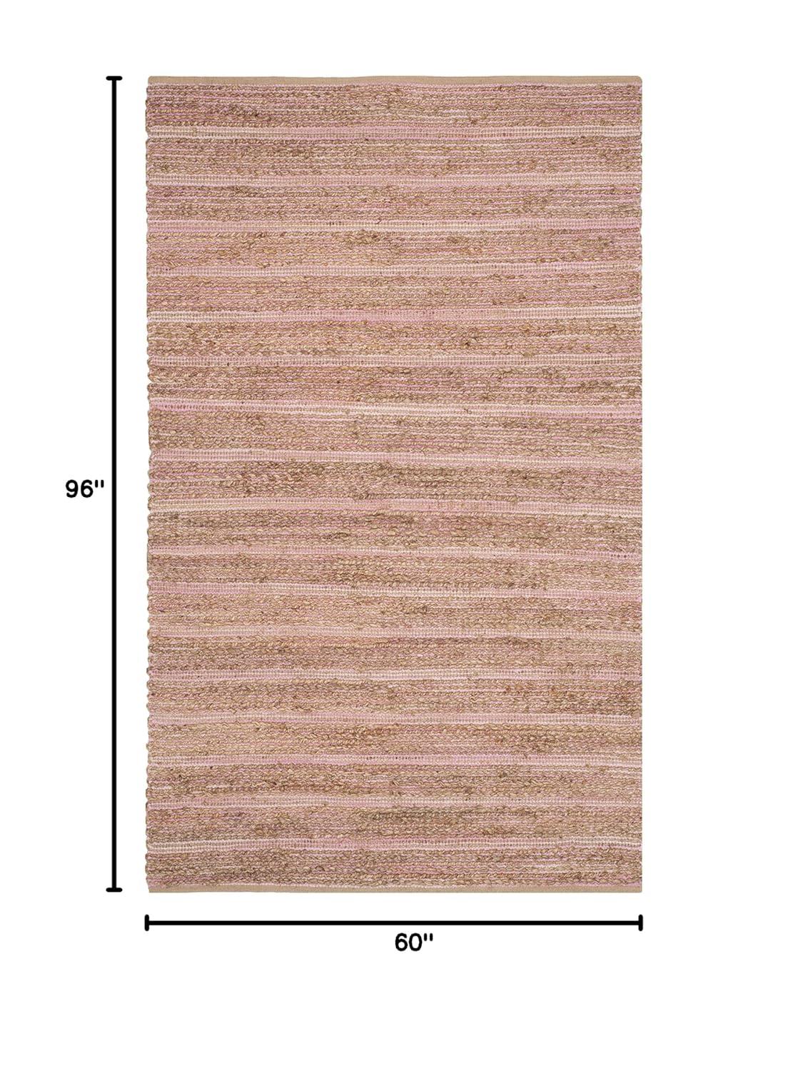 Cape Cod CAP851 Woven Indoor Area Rug - Light Pink - 5'x8' - Safavieh