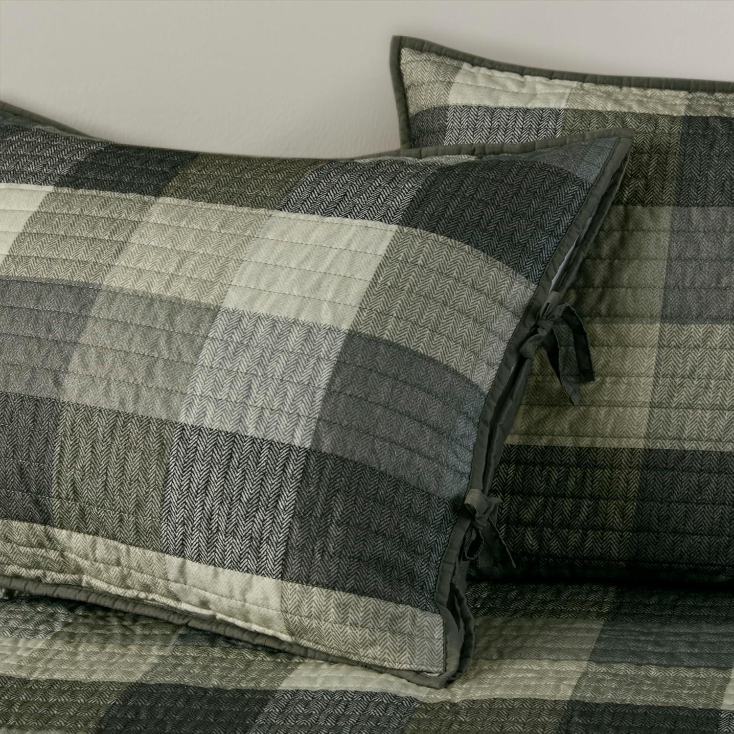 Ridge 3 Piece Reversible Plaid Daybed Cover Set