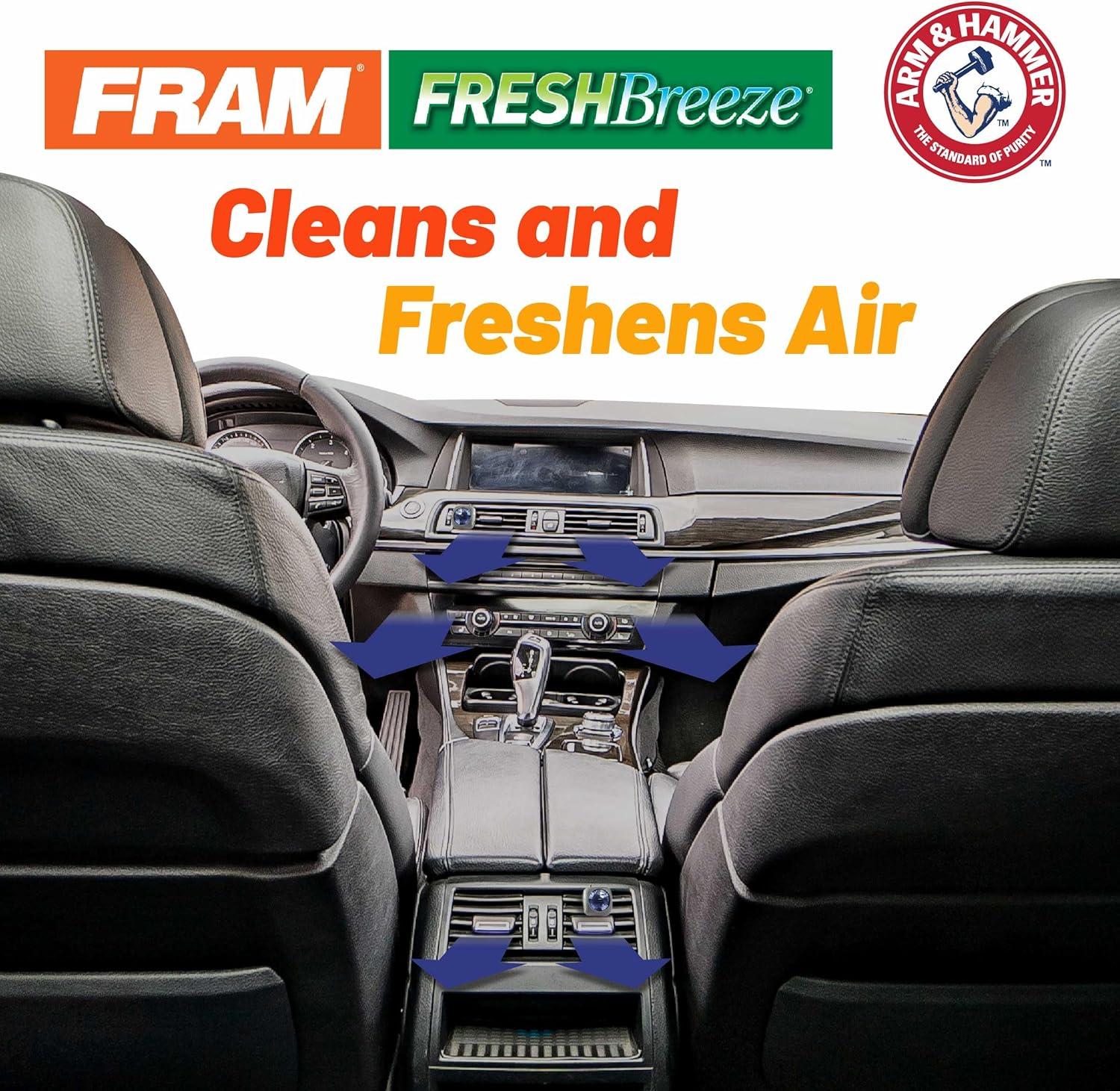 FRAM Fresh Breeze Cabin Air Filter, CF10134 Fits select: 2007-2016 HONDA CR-V, 2006-2015 HONDA CIVIC