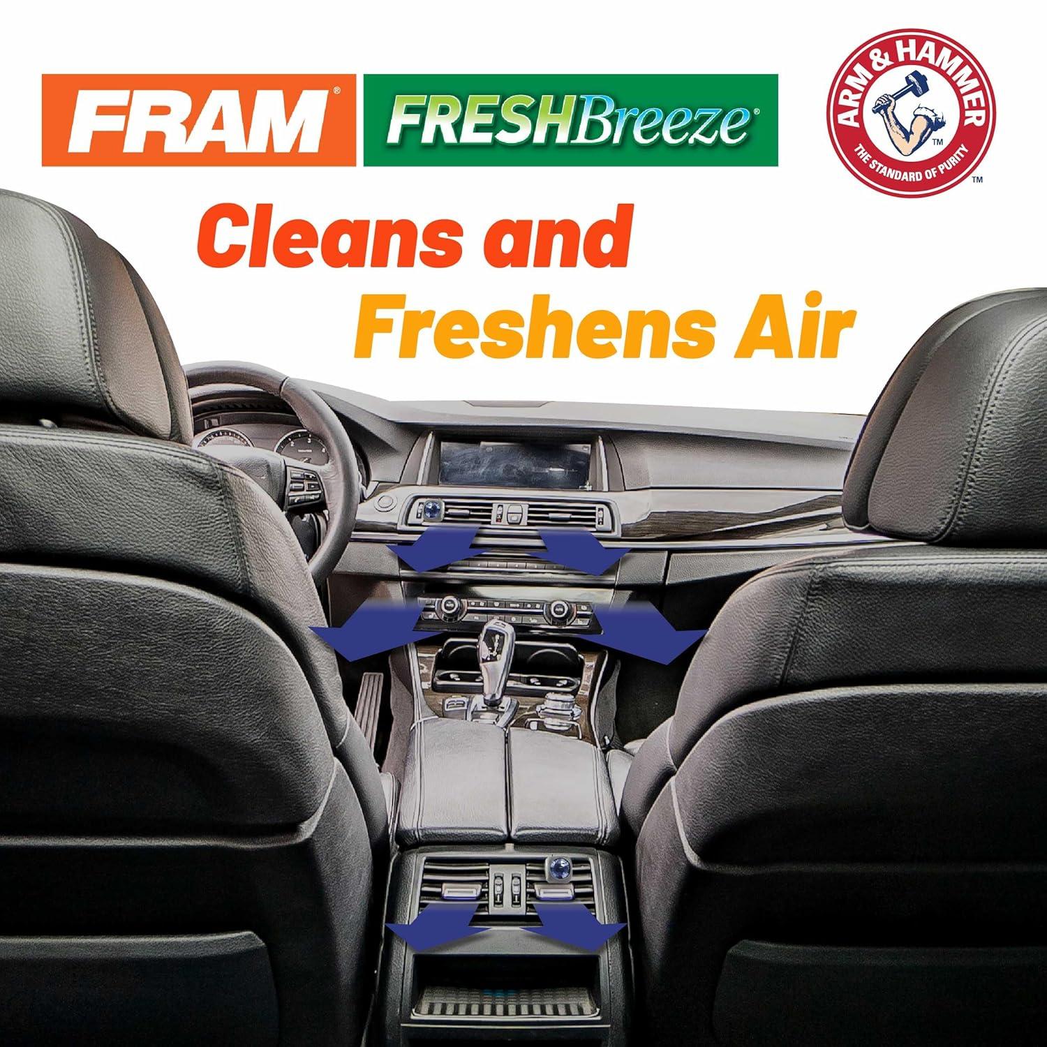 FRAM Fresh Breeze Cabin Air Filter, CF10134 Fits select: 2007-2016 HONDA CR-V, 2006-2015 HONDA CIVIC