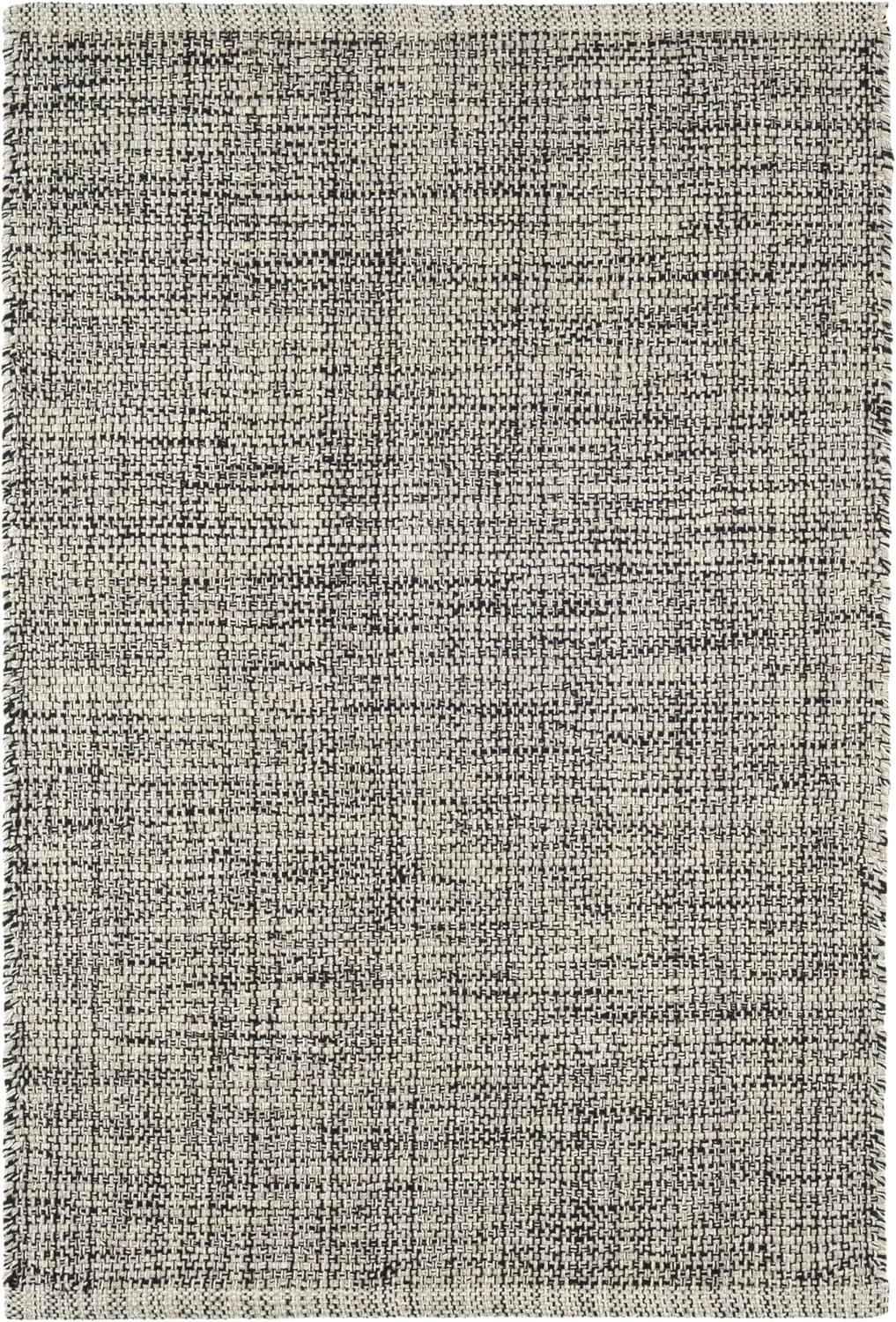 Marled Grey Handwoven Cotton Rug