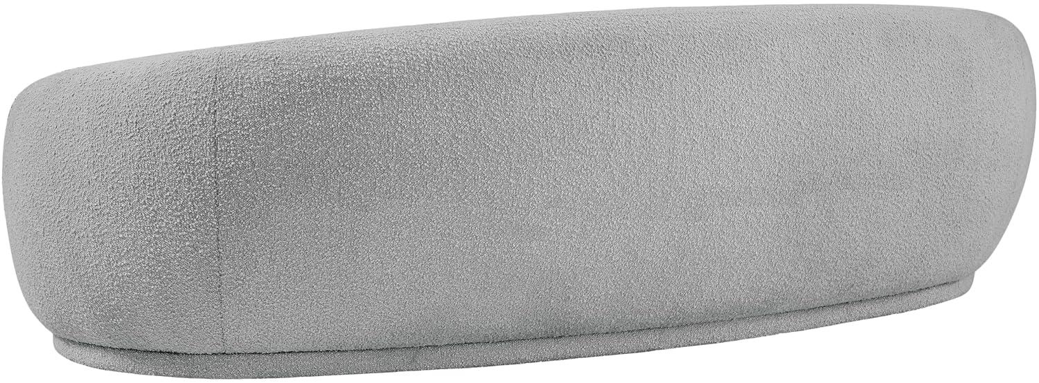 Meridian Furniture Hyde Grey Boucle Fabric Sofa