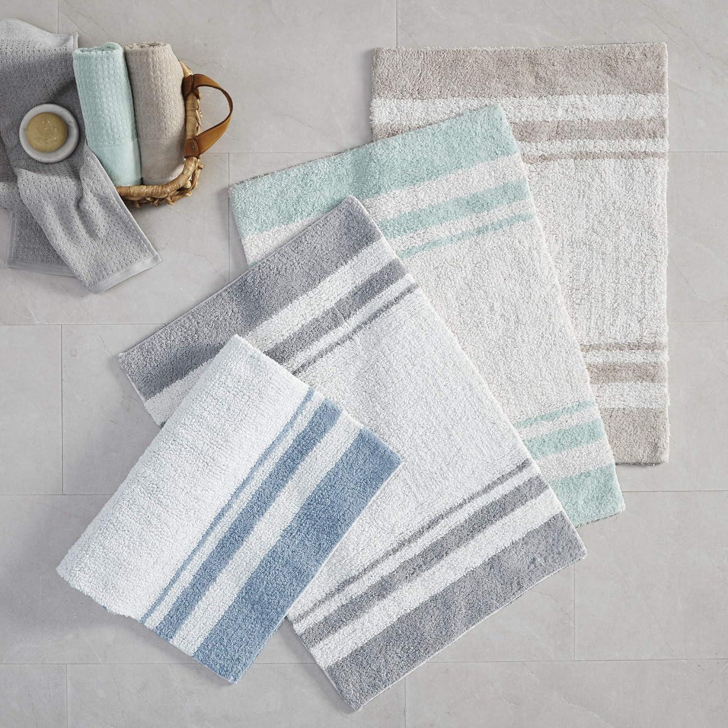 Madison Park Cotton Reversible Bath Rug