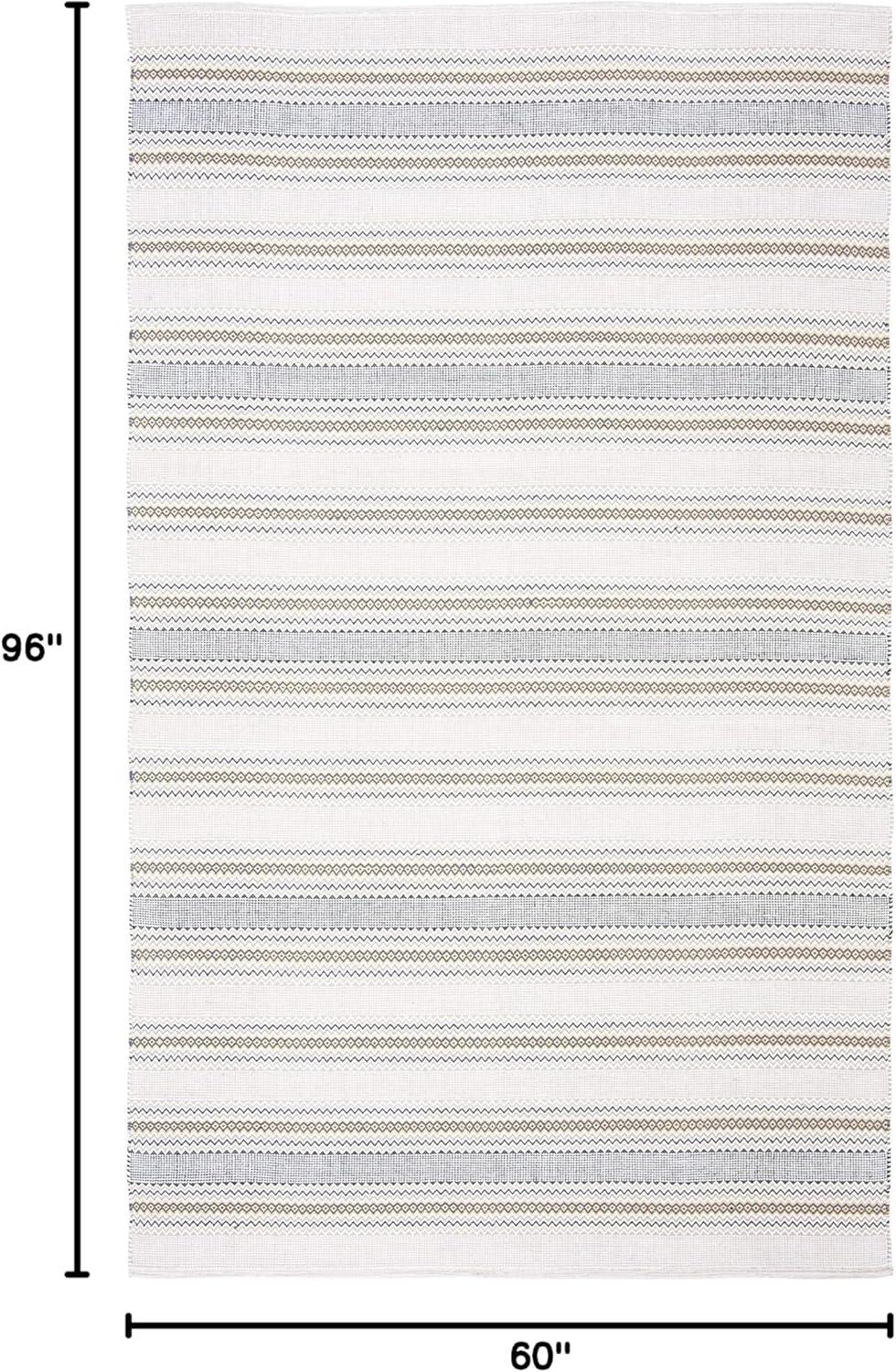 Montauk MTK536 Hand Woven Area Rug - Blue/Beige - 5'x8' - Safavieh.
