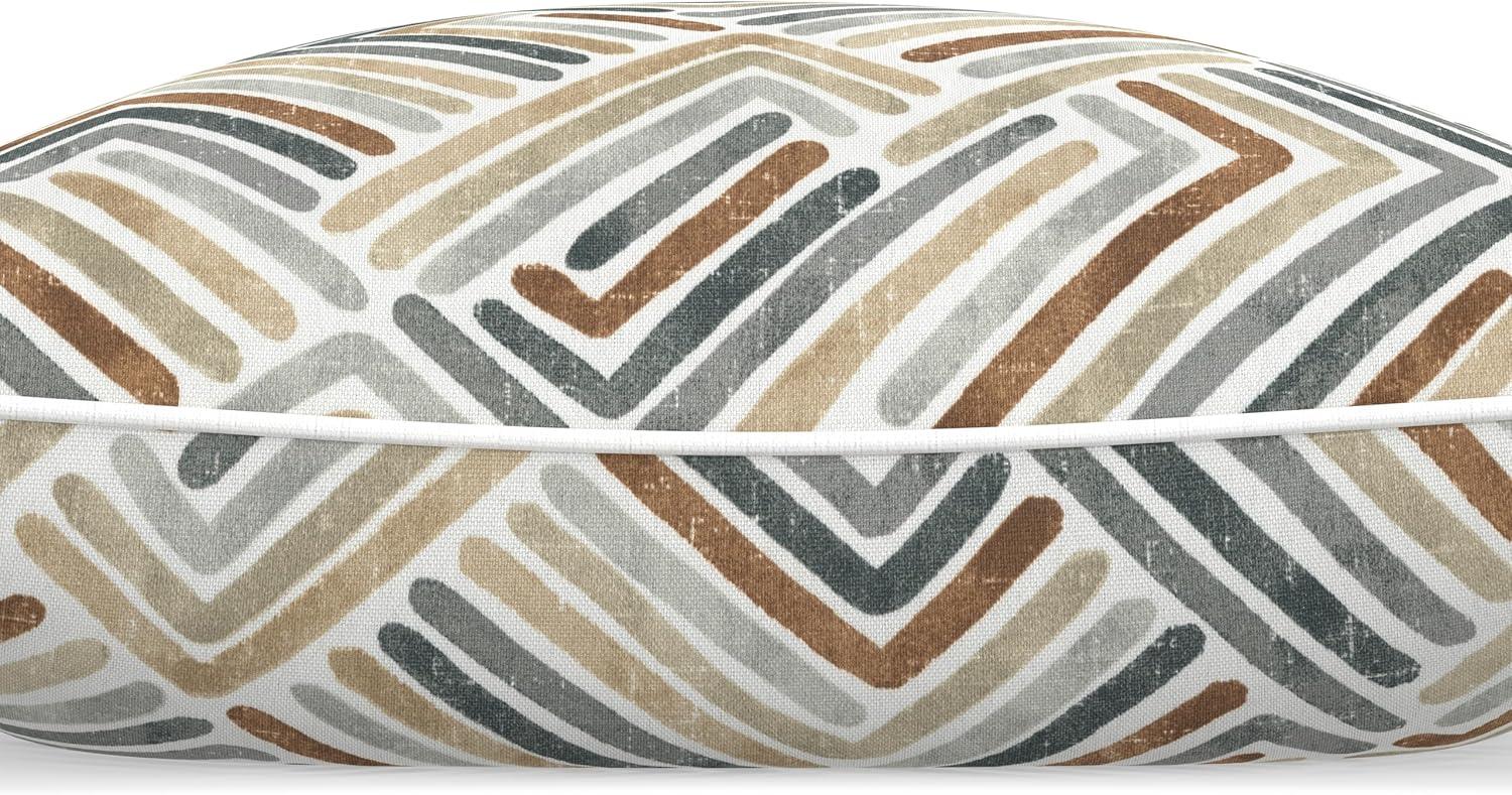Pillow Perfect Geometric Indoor/Outdoor Accent Throw Pillow | Wayfair