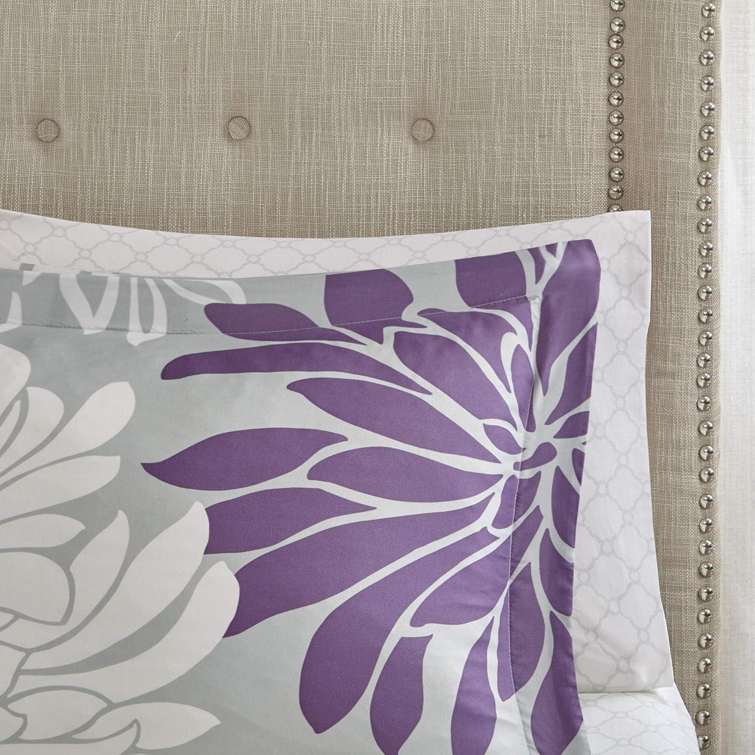 Madison Park Essentials Maible Floral Comforter Set with Cotton Bed Sheets