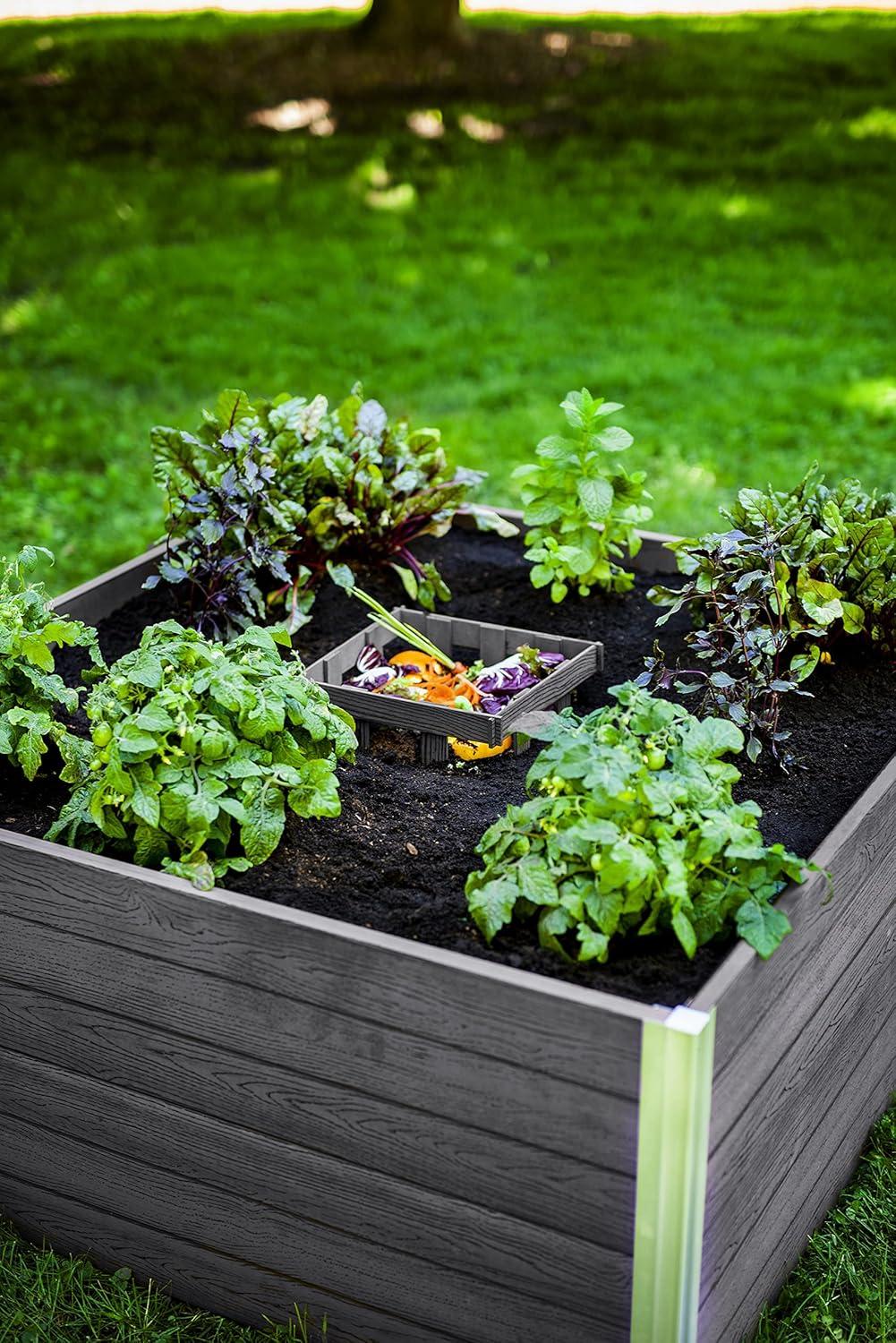 Urbana Keyhole Composting Raised Garden Bed