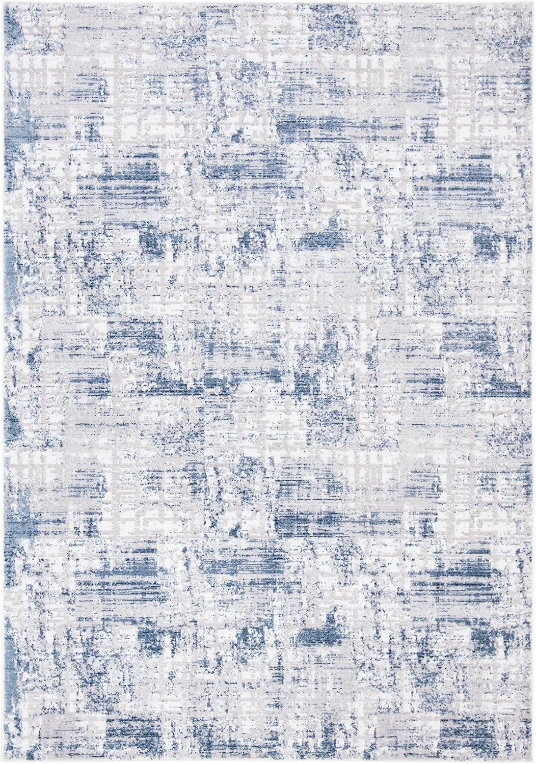 Amelia ALA786 Power Loomed Area Rug - Blue/Grey - 5'3"x7'6" - Safavieh.