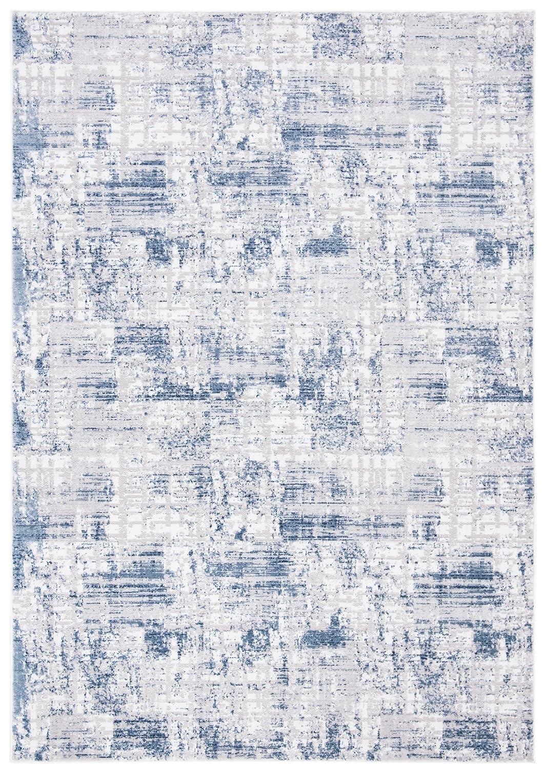 Amelia ALA786 Power Loomed Area Rug - Blue/Grey - 5'3"x7'6" - Safavieh.