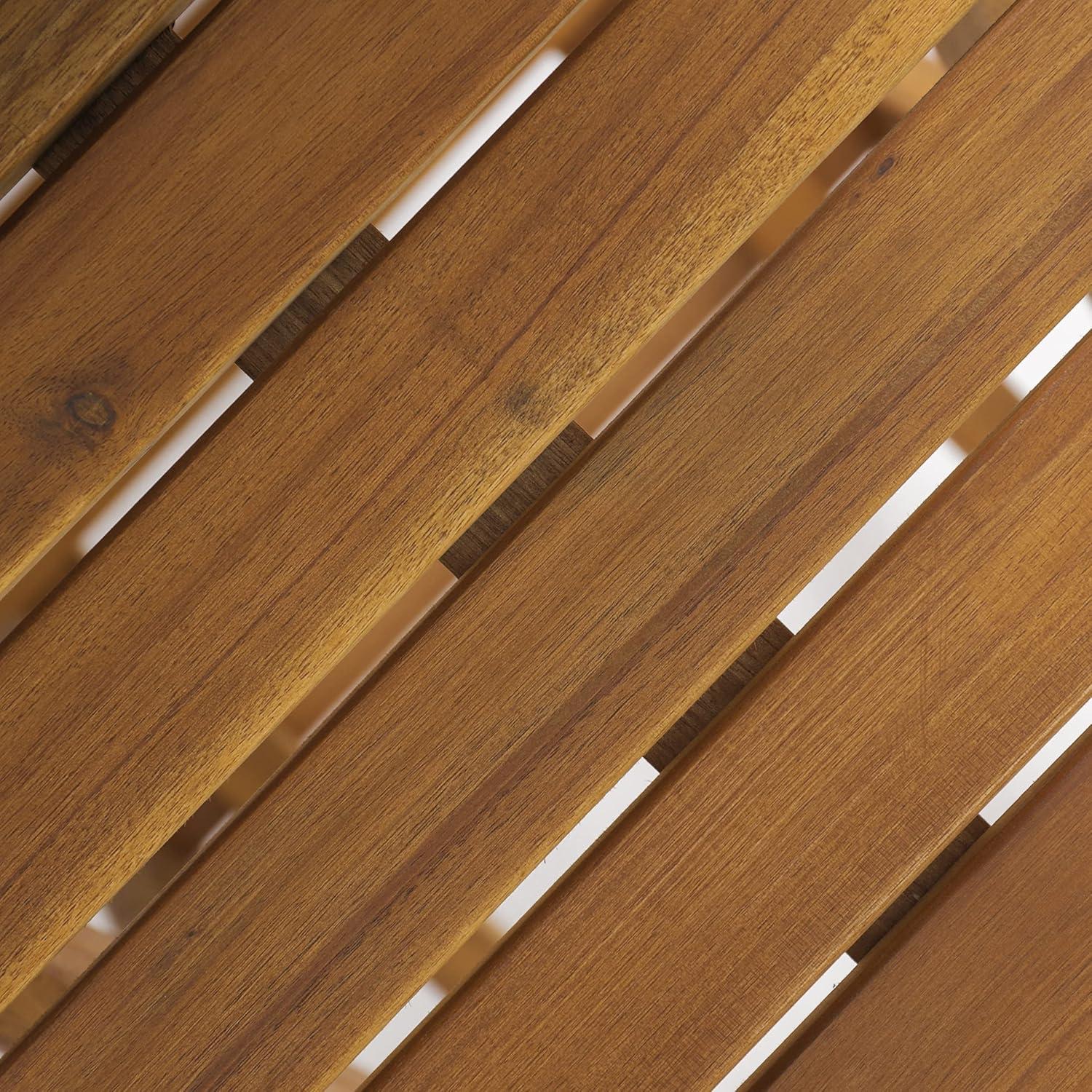 Christopher Knight Home Tundra Outdoor Foldable Wood Barstool Set, 2-Pcs Set, Natural