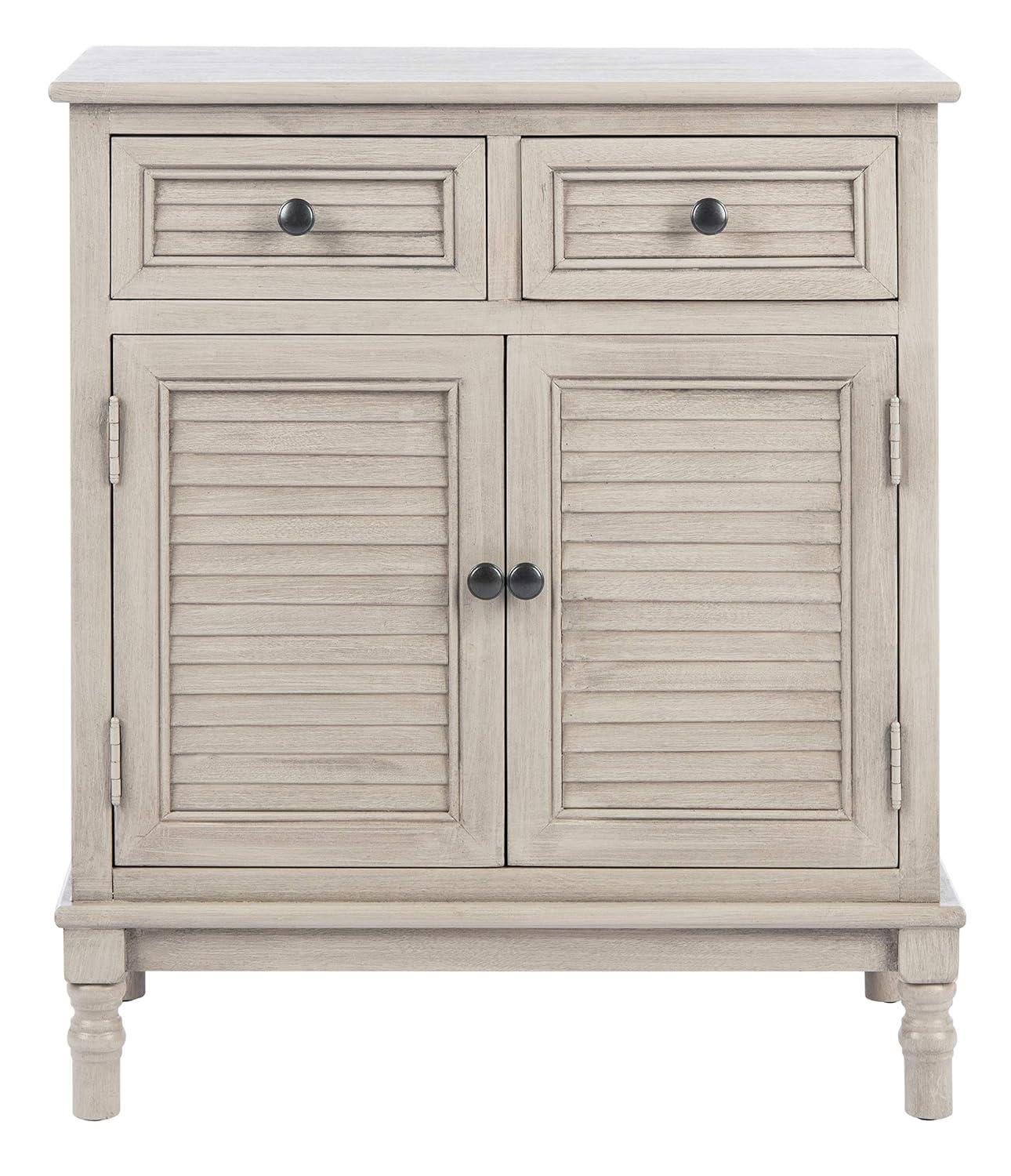 SAFAVIEH Tate 2-Drawer 2-Door Sideboard Black