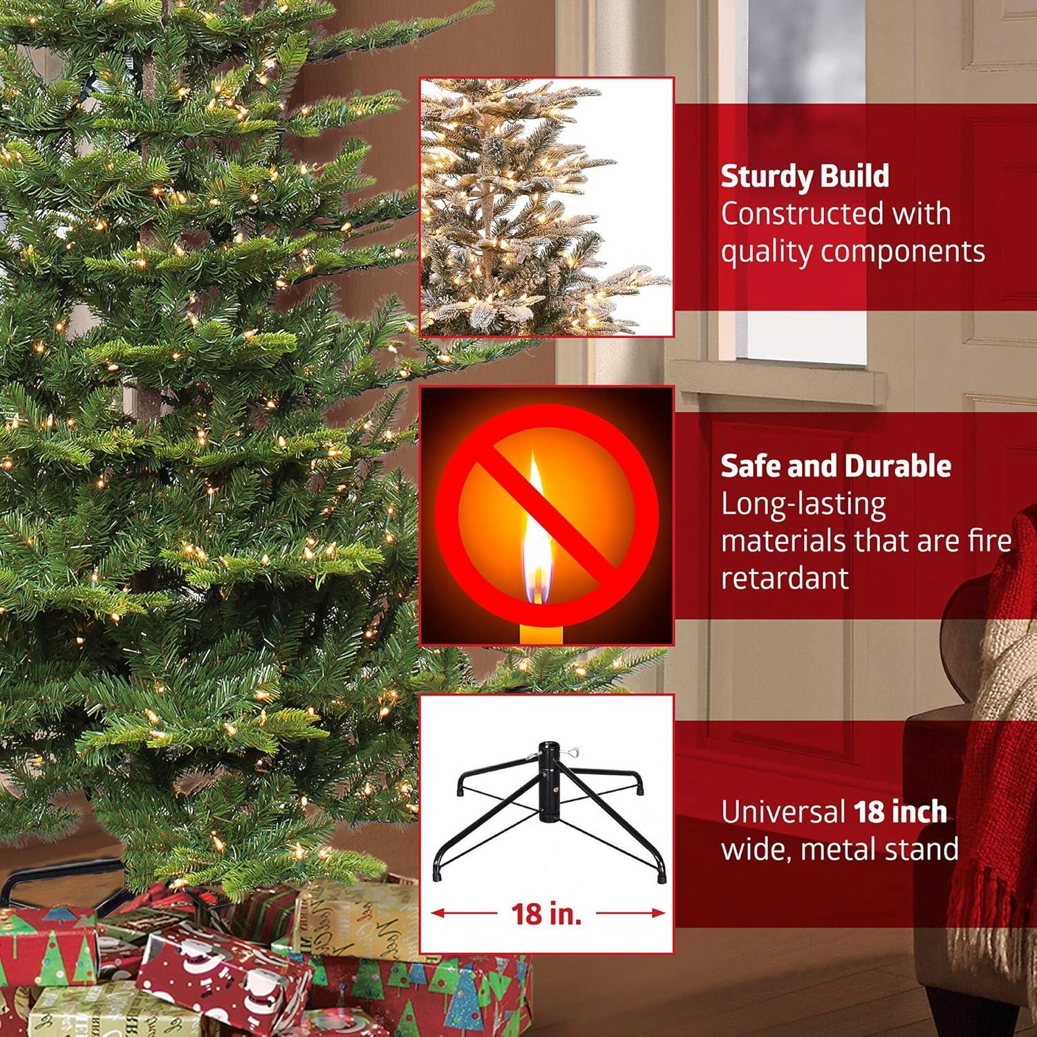 Puleo International 6 ft. Pre-Lit Twig Tree with 240 White LED Twinkle Lights