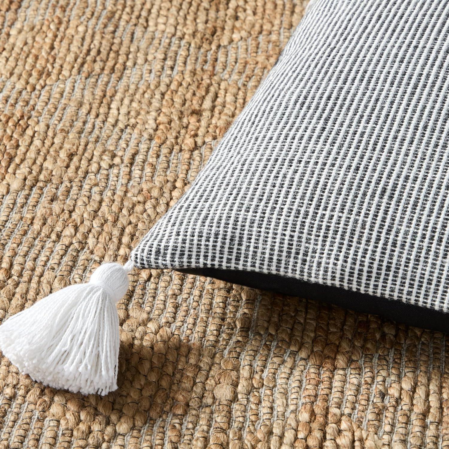 Town & Country Living TOWN & COUNTRY TERRA Alara Ribbed Texture Indoor Outdoor Decorative Pillow 20"x20"