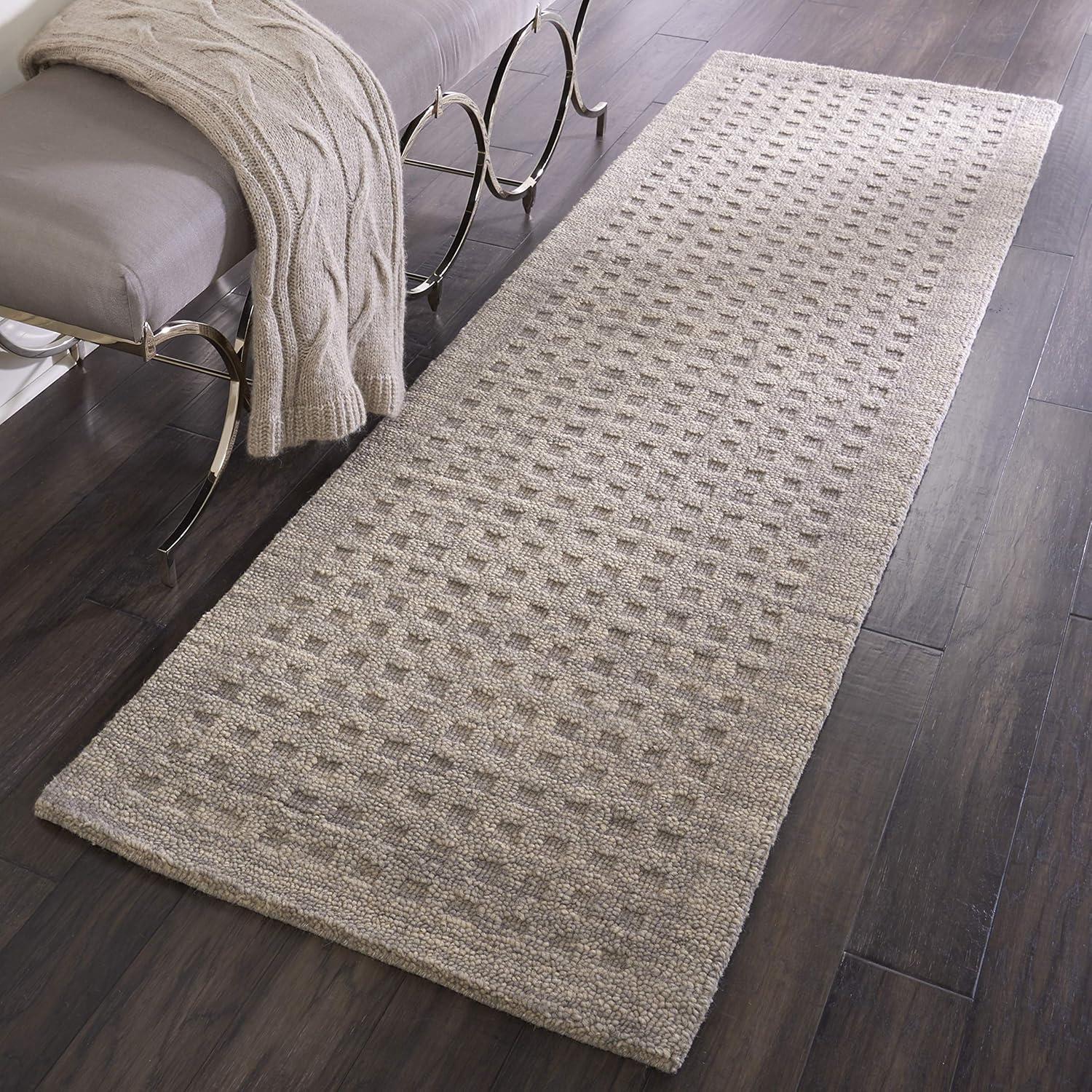 Nourison Perris Textured Indoor Area Rug Latte 2'3" x 8'