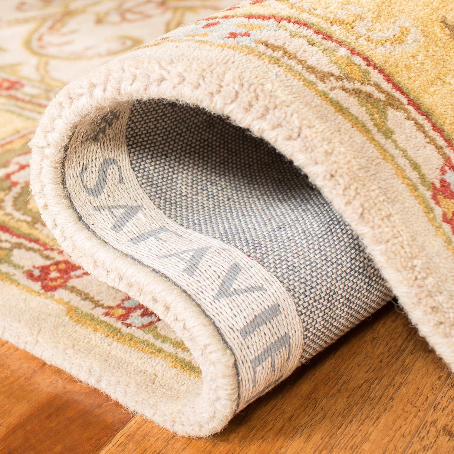 Classic CL324 Hand Tufted Accent Rug - Grey/Light Gold - 2'x3' - Safavieh.