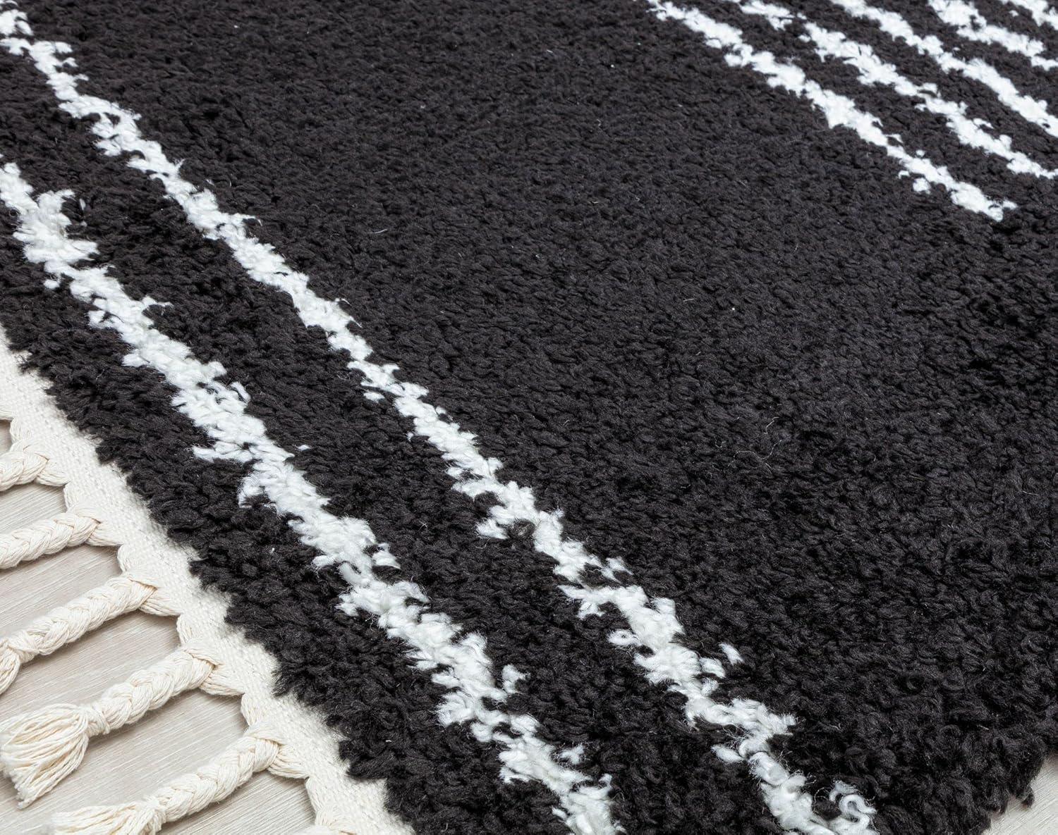 Colletti Bennett Modern Ebony Twilight Area Rug