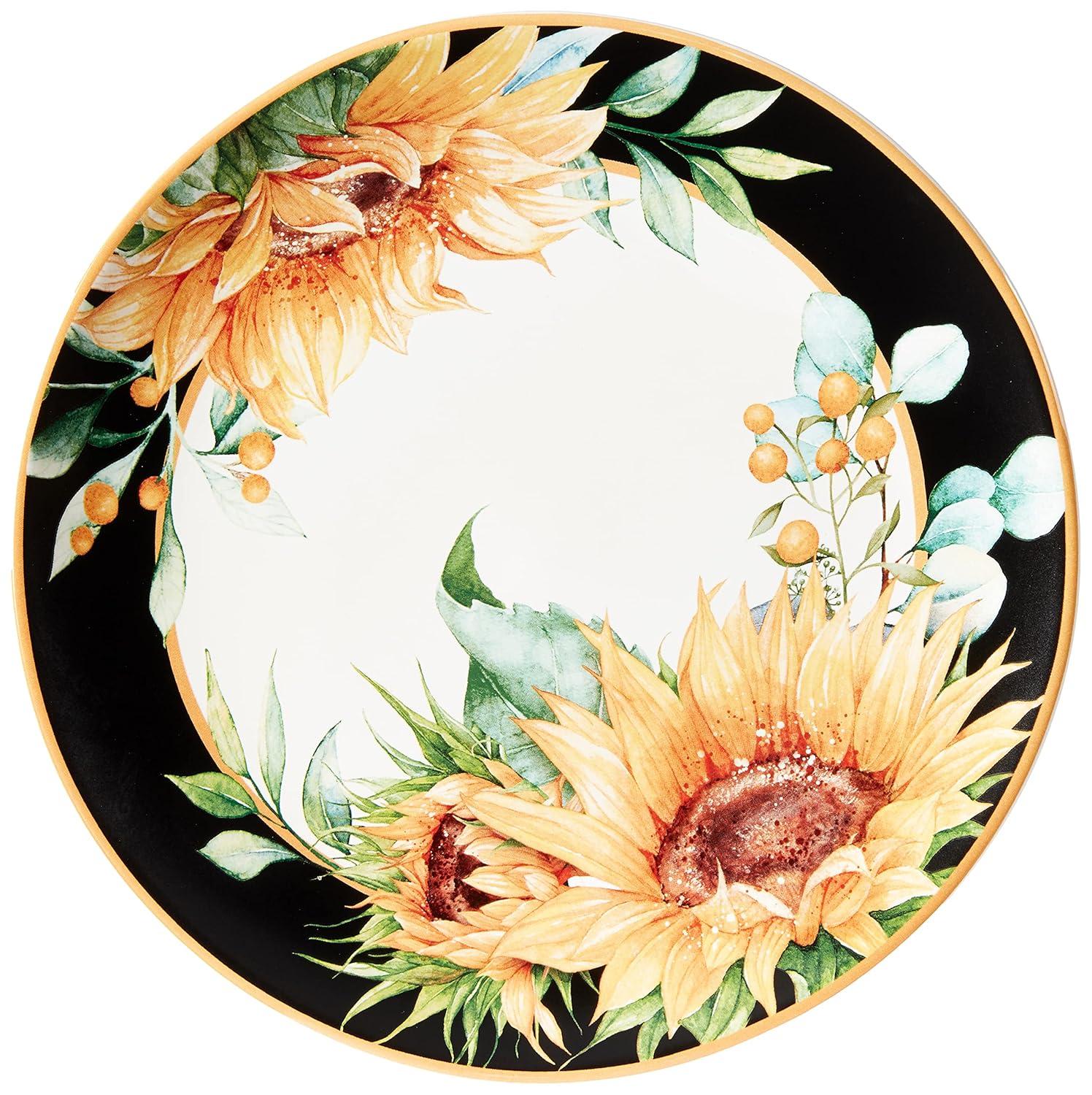 Certified International Certified International Sunflower Fields Set/4 Dinner Plate (Set of 4)
