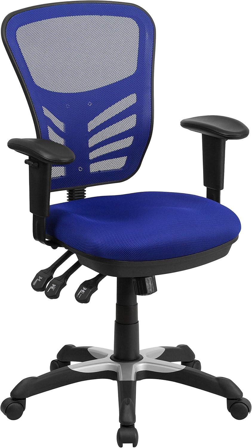 Flash Furniture Siyer Mid-Back Mesh Ergonomic Office Chair with Adjustable Arms by Flash Furniture