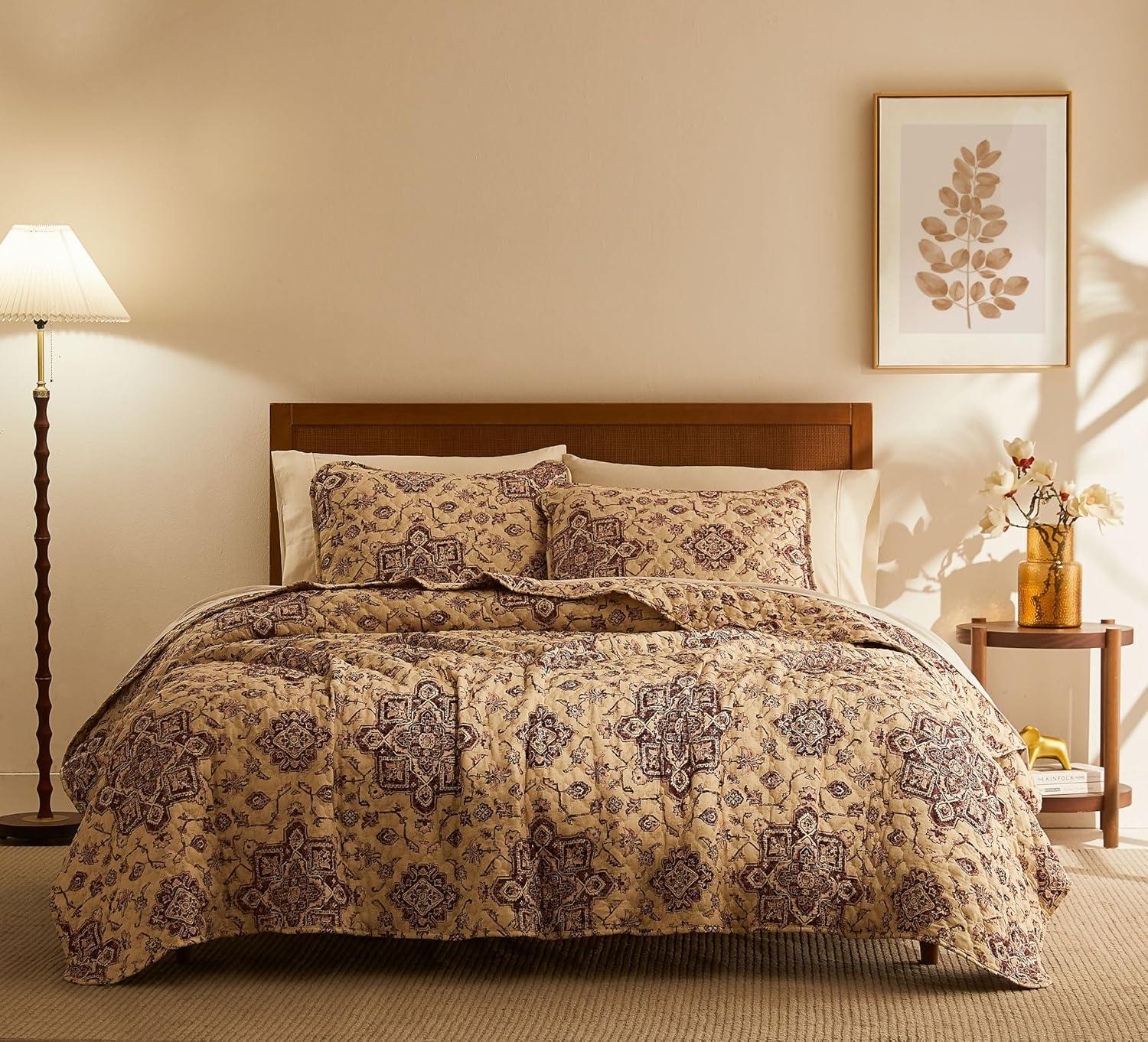 Southshore Fine Living Persia Oversized Reversible ultra-soft Duvet Cover Set with shams