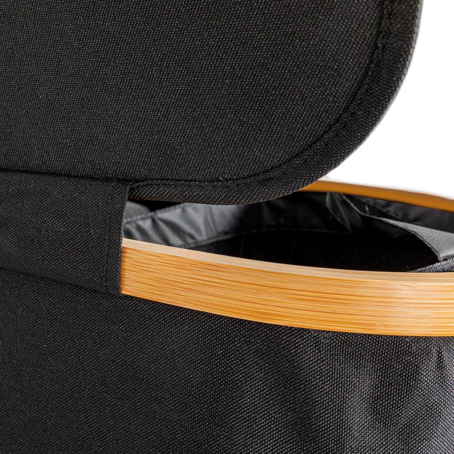 Household Essentials Sleek Laundry Hamper With Dual Mesh Liners And Lid