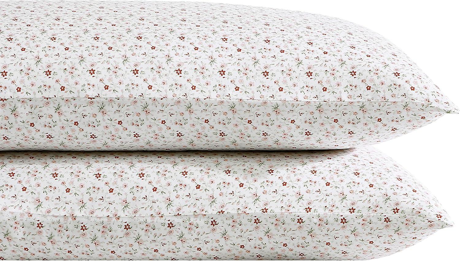 Laura Ashley Printed Cotton Sateen Pillowcase Set