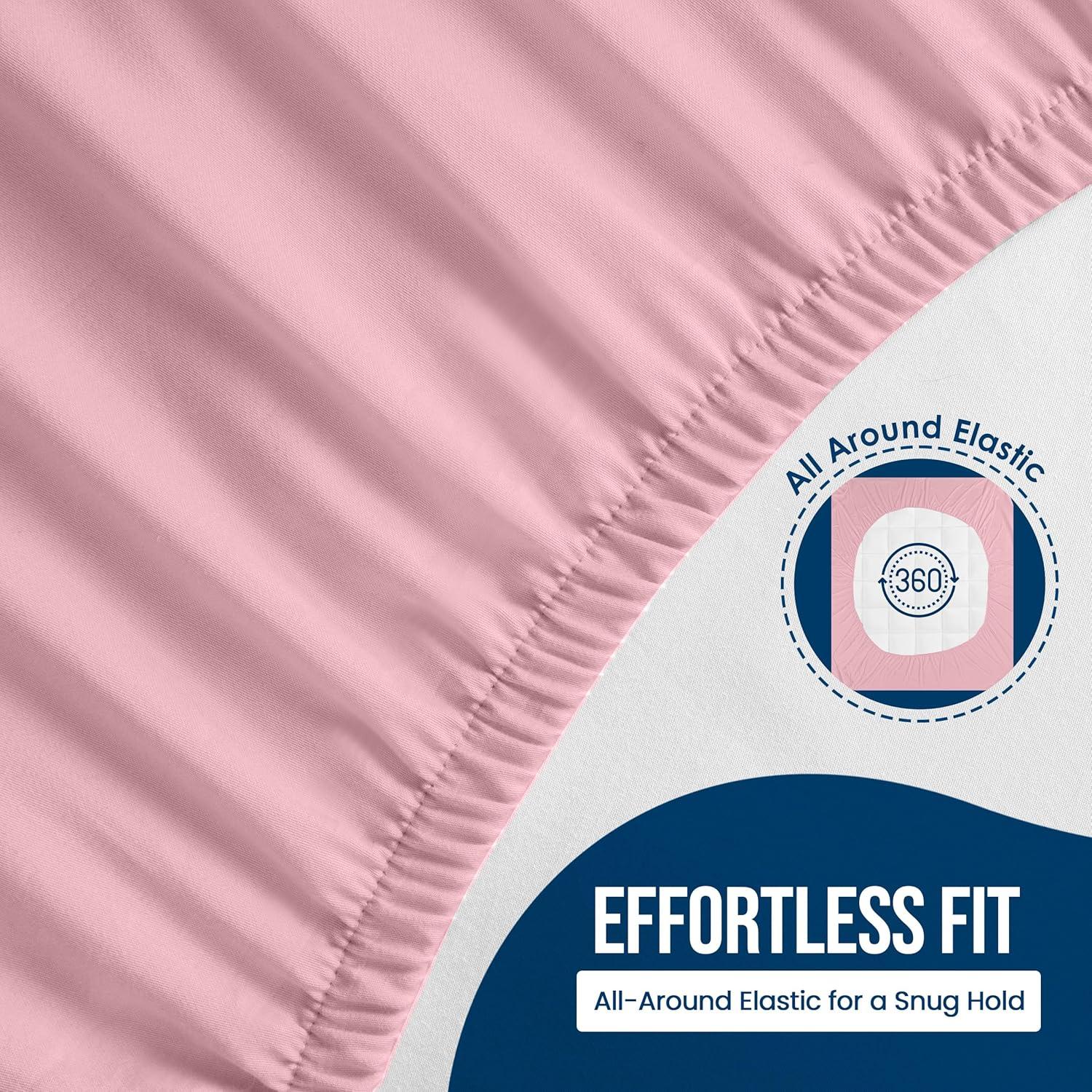 PEKUR Waterproof Mattress Protector – Fitted Sheet Style, Deep Pocket Cover Fits Up to 15 Inches, Washable & Breathable Mattress Topper