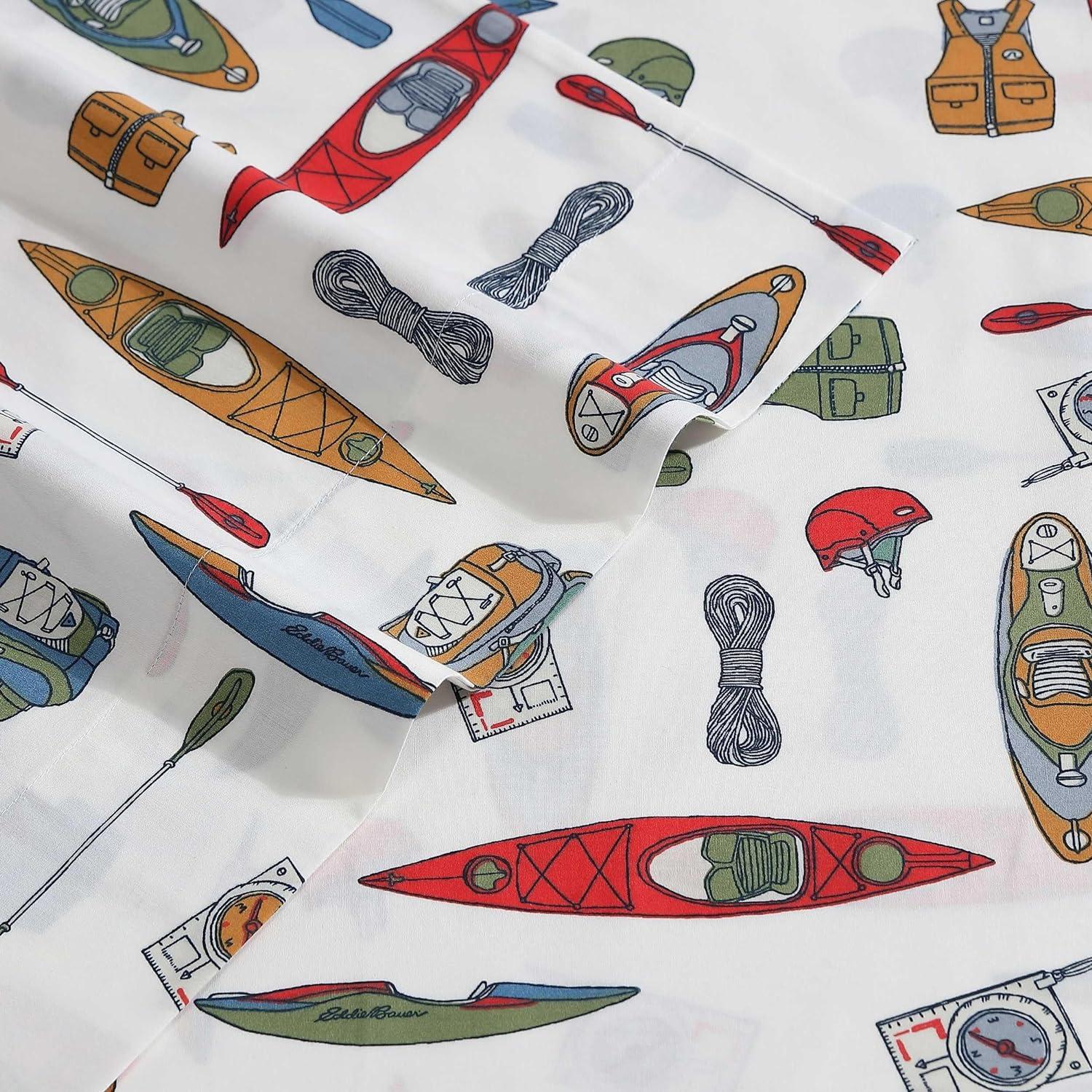 Eddie Bauer Printed Cotton Percale Sheet Sets
