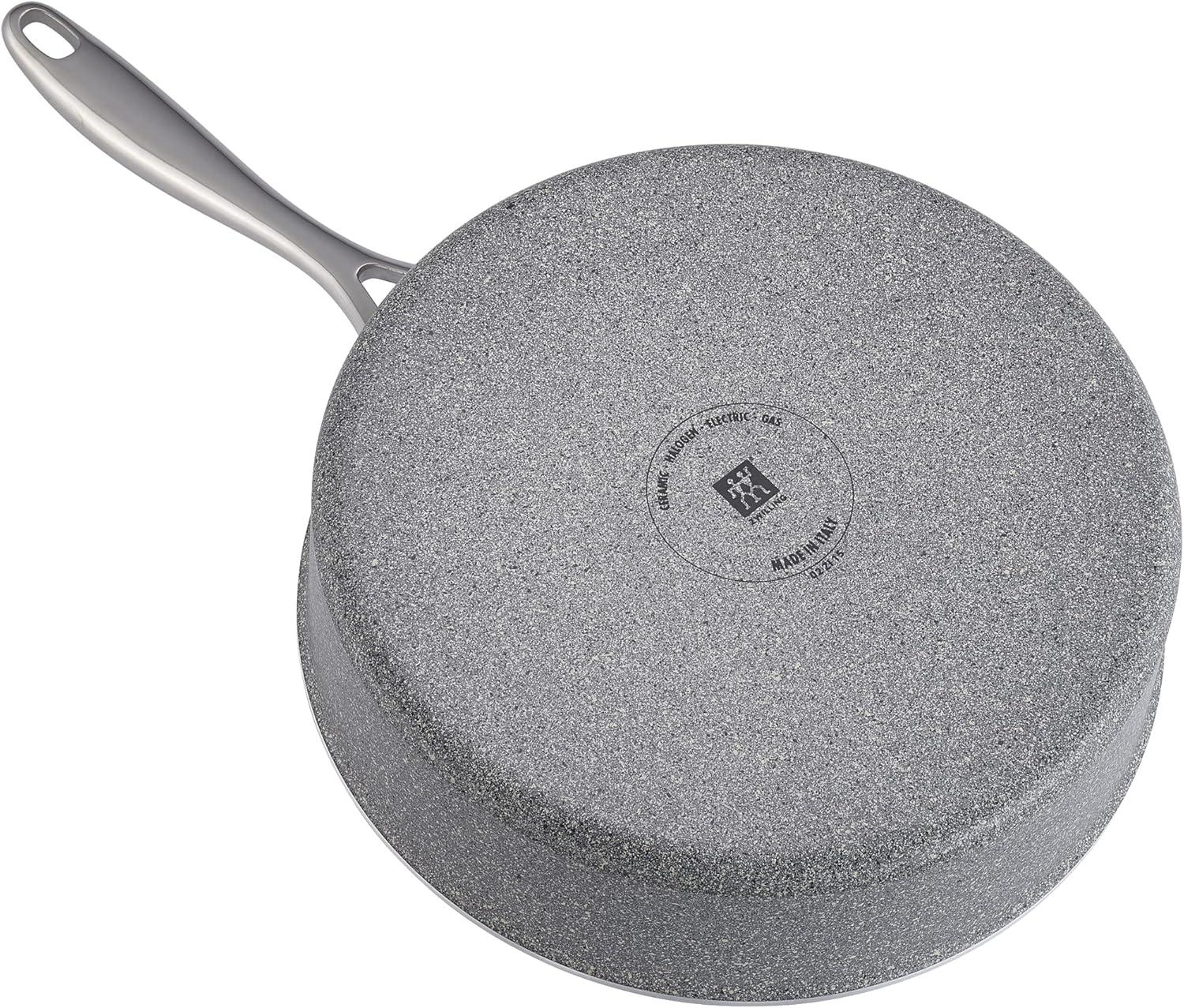 ZWILLING Vitale 3-qt Aluminum Nonstick Speckled Saute Pan with Lid