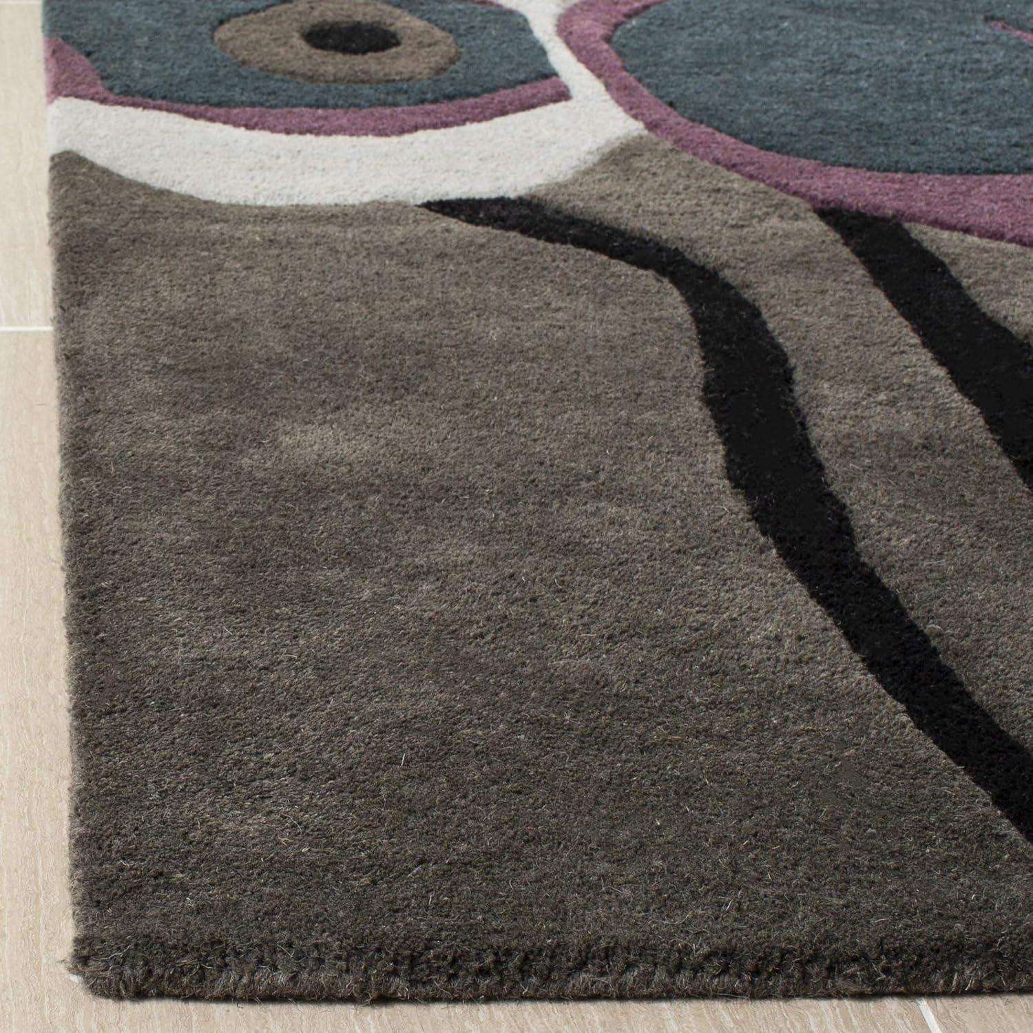 Soho SOH853 Hand Tufted Accent Rug - Grey/Blue - 2'x3' - Safavieh.