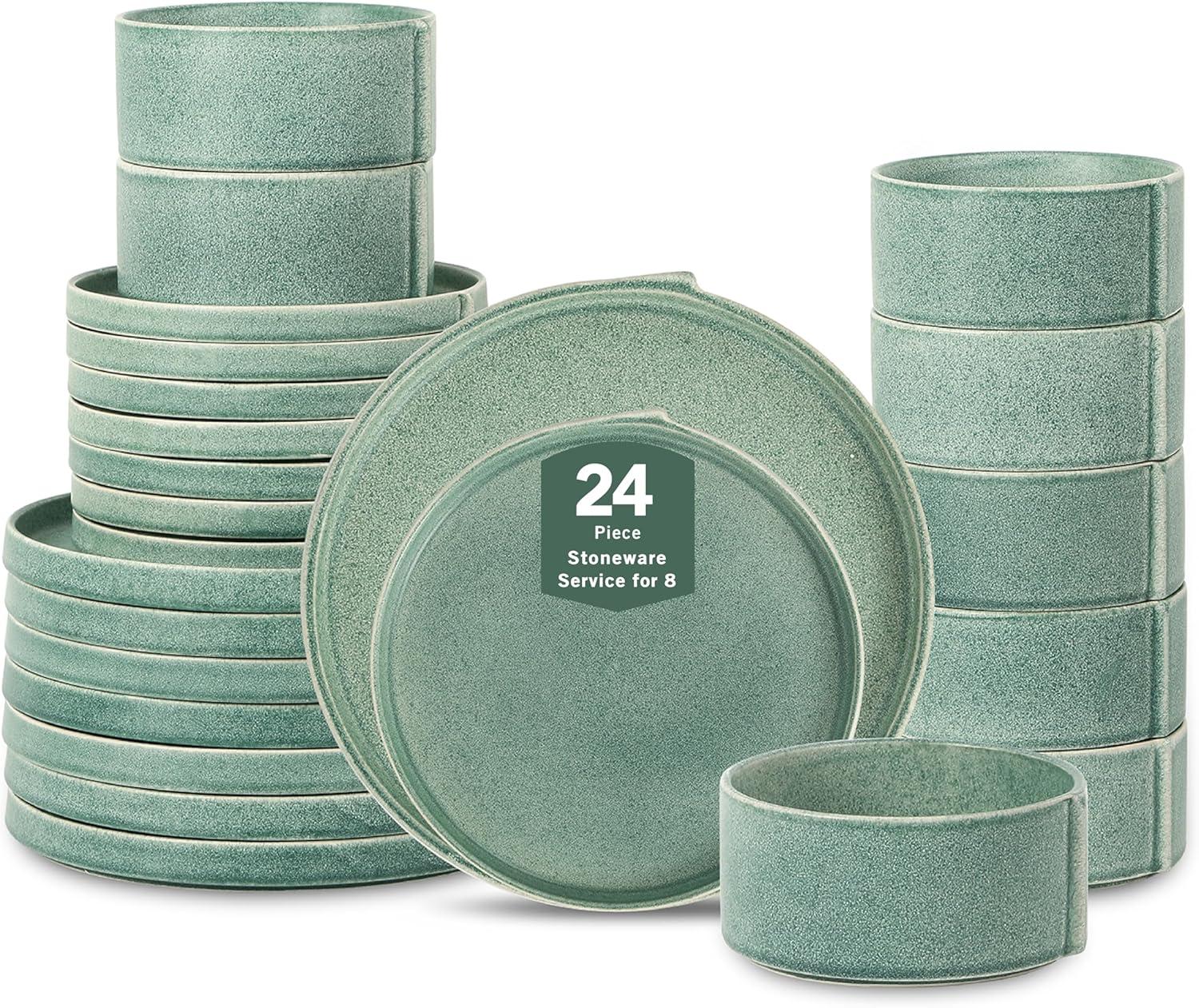 Stone Lain Bao 24-Piece Dinnerware Set Stoneware