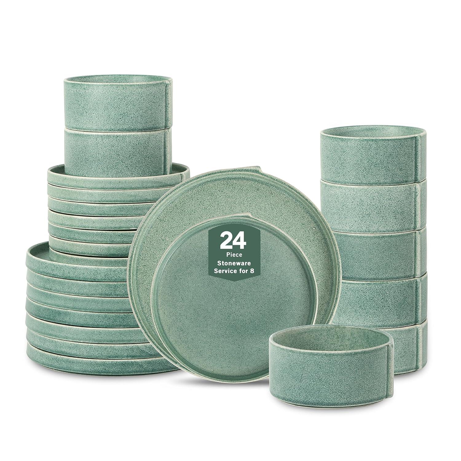 Stone Lain Bao 24-Piece Dinnerware Set Stoneware