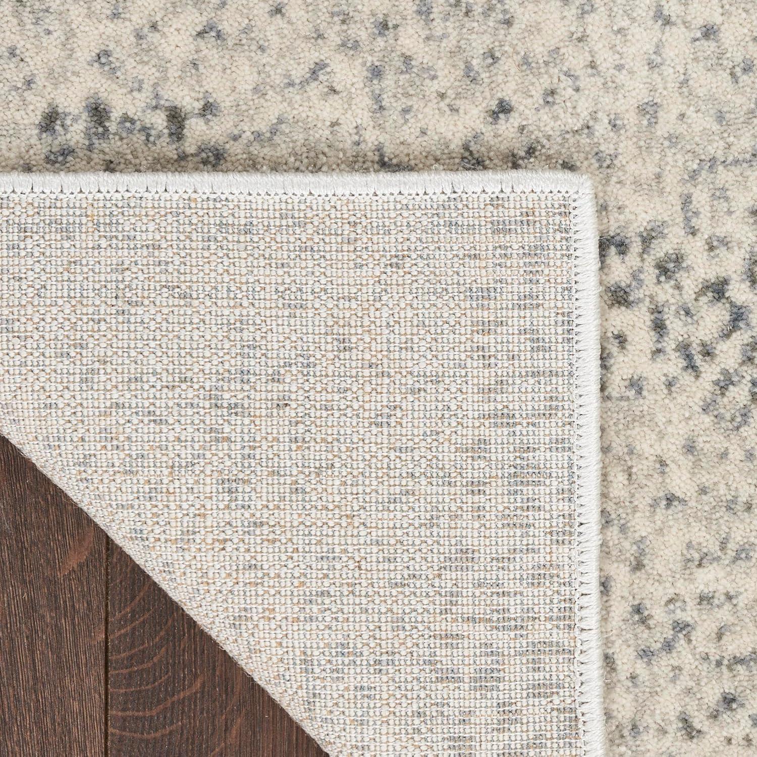 Nourison Elegance Modern Abstract Indoor Rug Beige Grey 7'10" x 10'6"