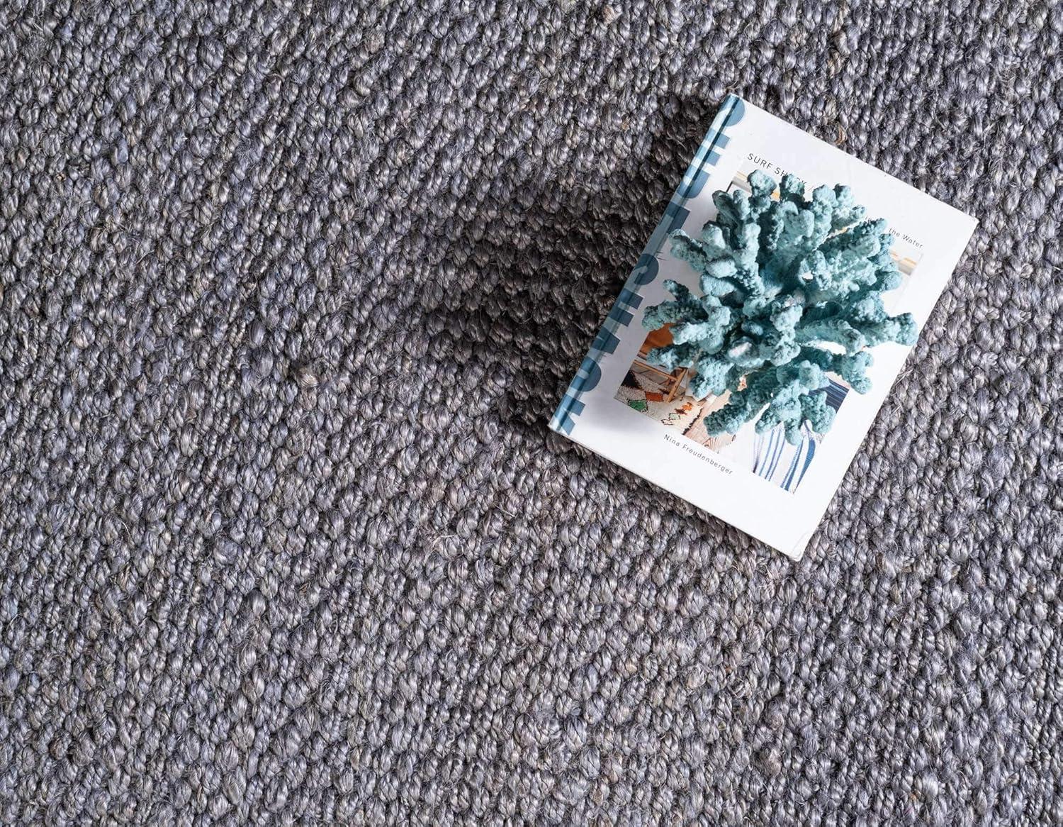 Unique Loom 2' 7 x 6' 1 Chunky Jute  Runner Rug