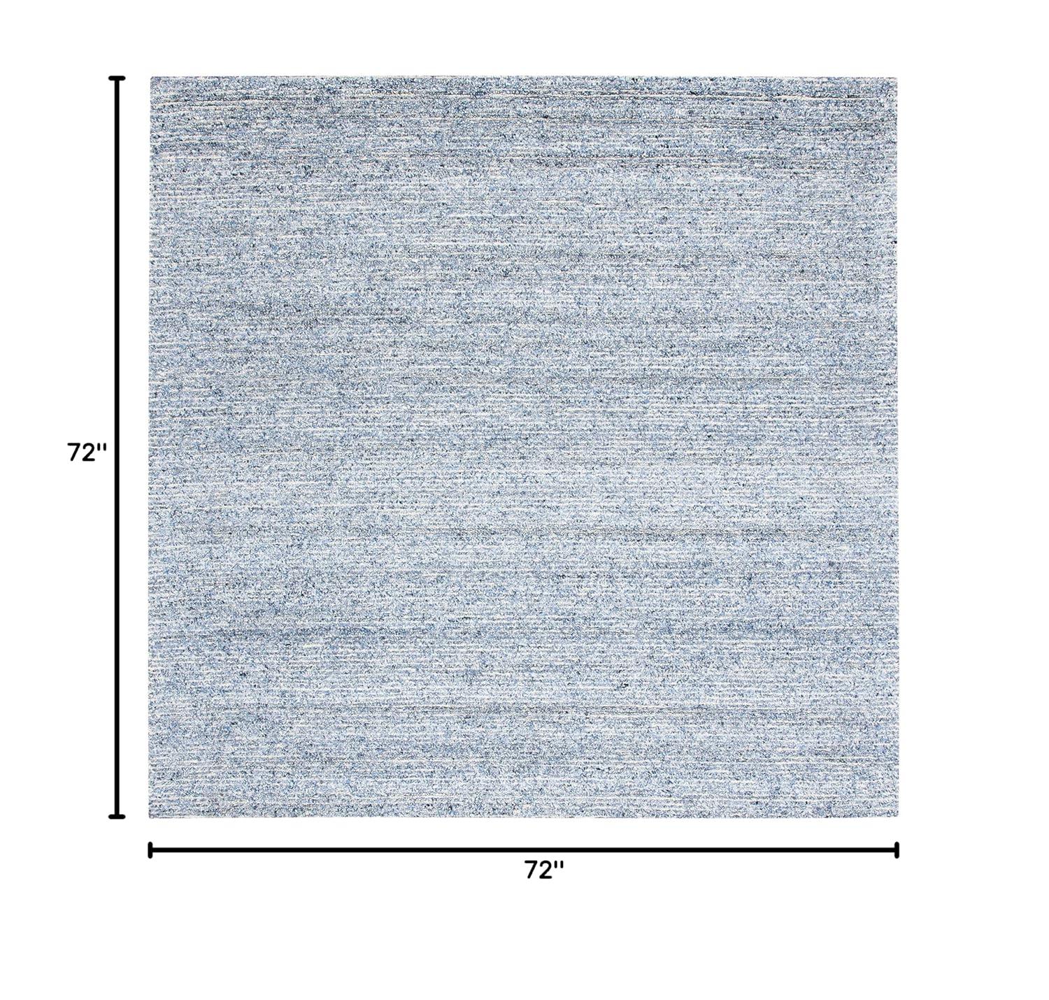 Himalaya HIM153 Hand Tufted Area Rug - Blue - 6'x6' - Safavieh.