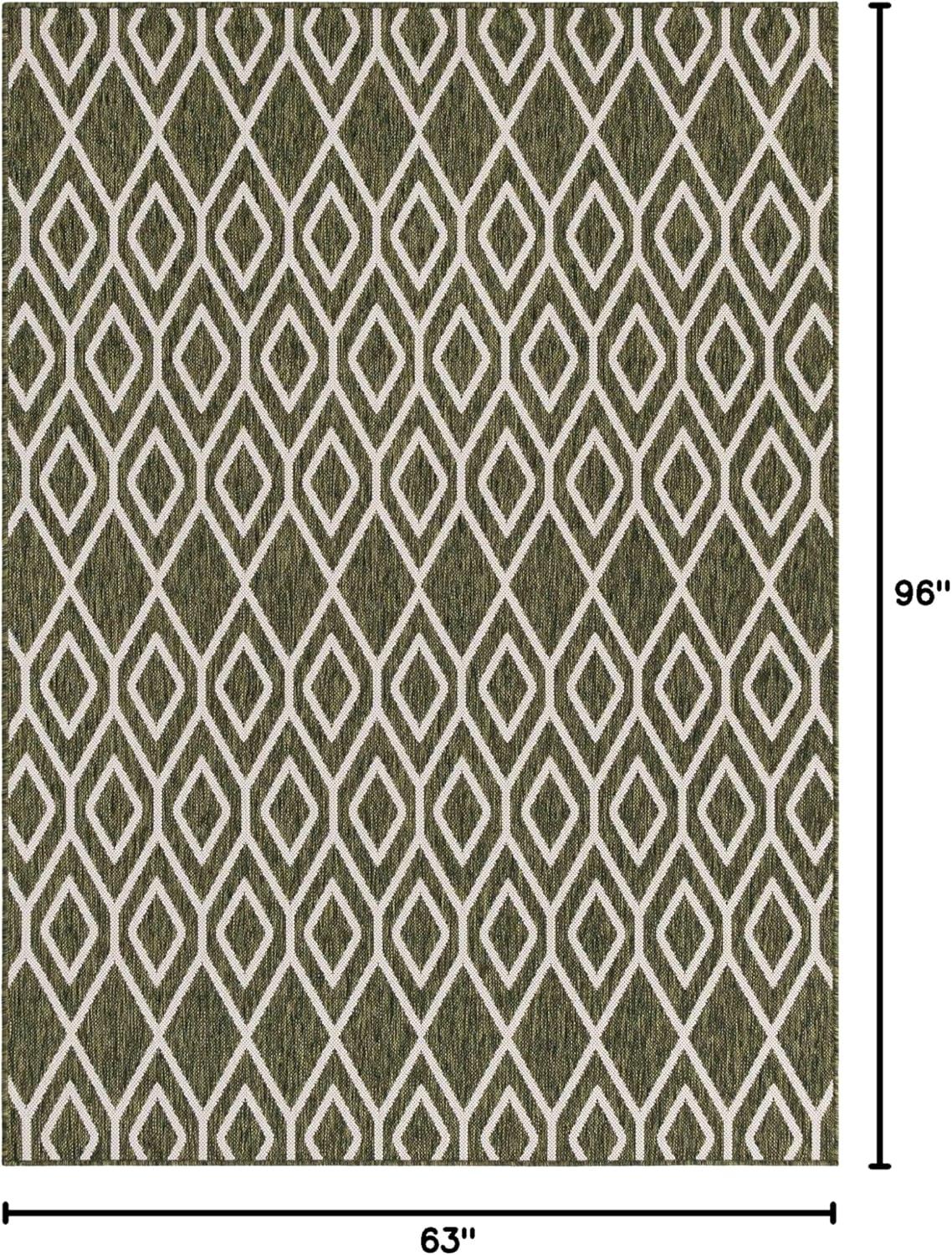 Jill Zarin Outdoor Turks and Caicos Trellis Woven Area Rug