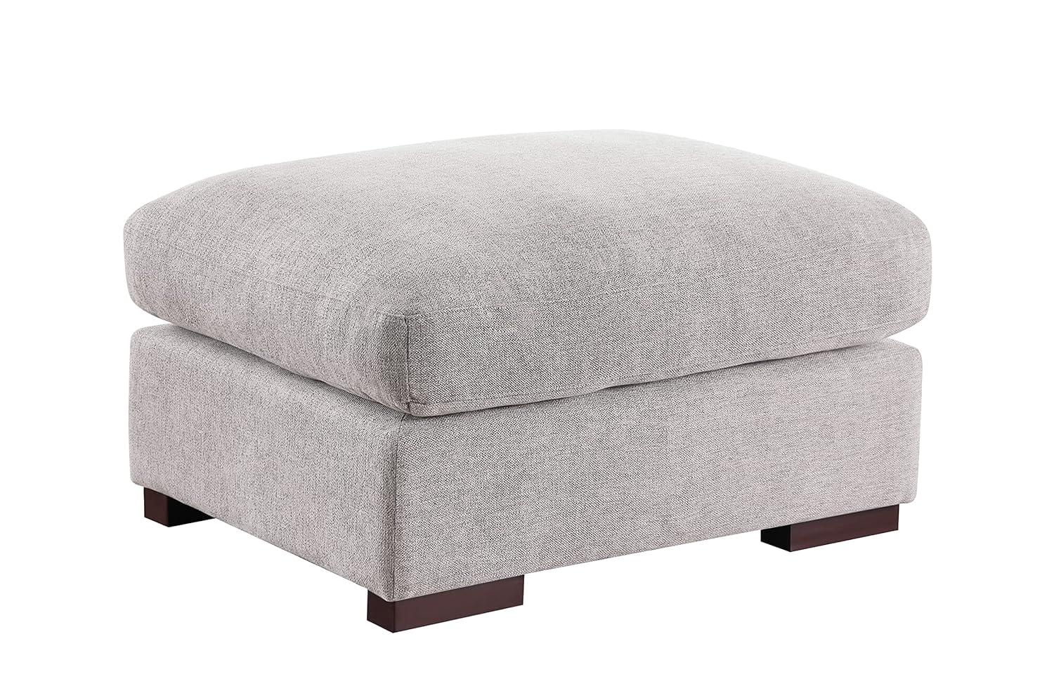 Biaggio Linen Blend Sectional with 2 Ottomans,Sectional Couch