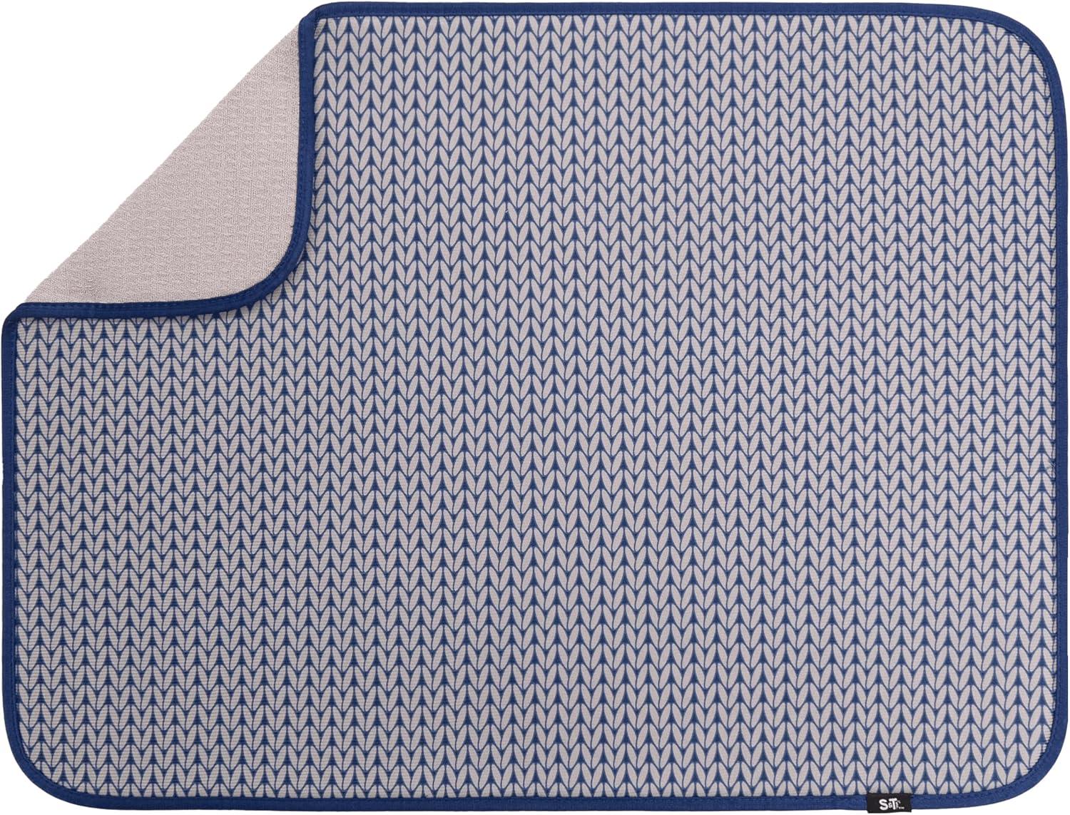 Extra Large Gray Silicone Foldable Dish Drying Mat