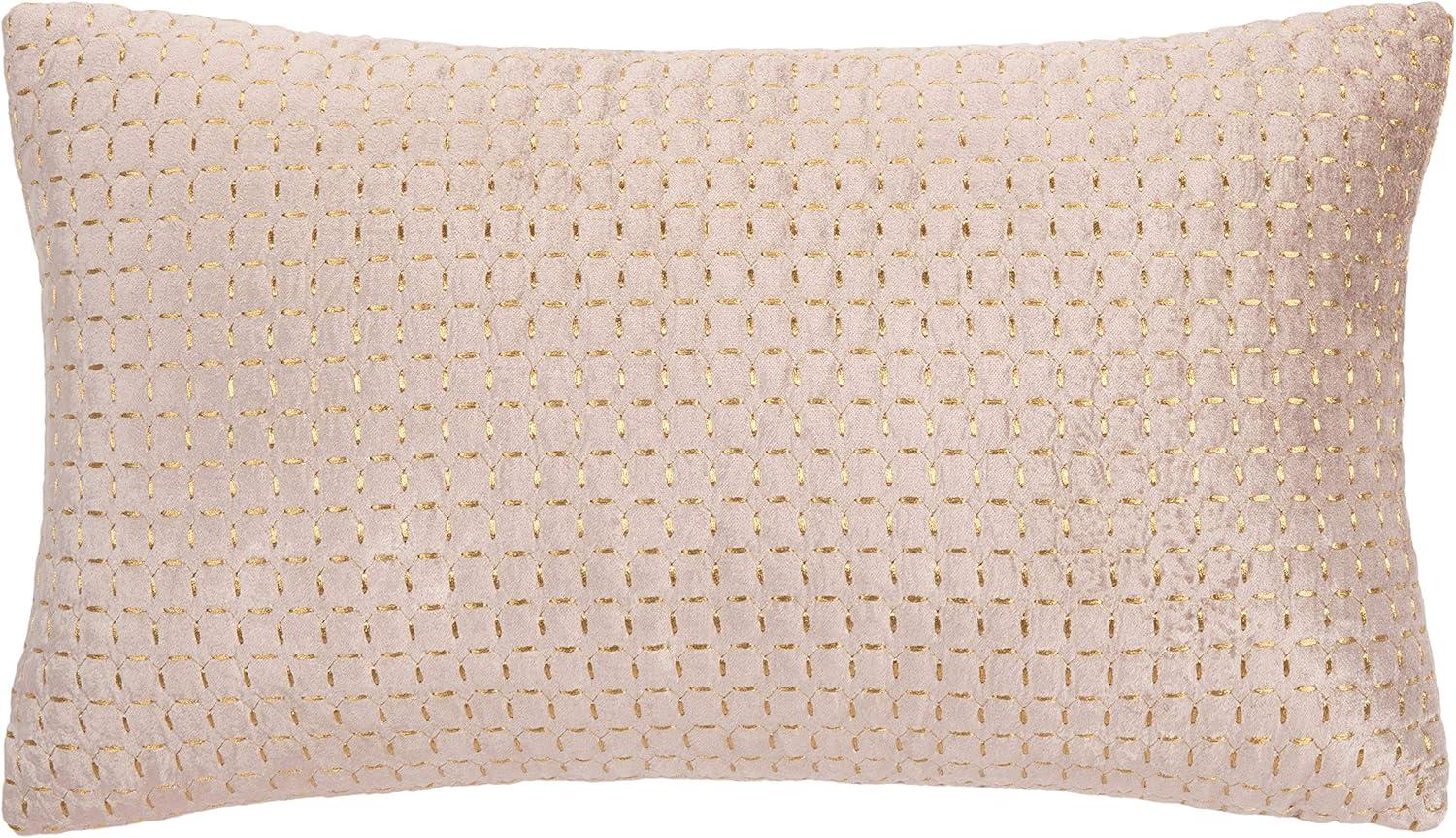 Lucejano Geometric Viscose, Cotton Reversible Throw Pillow