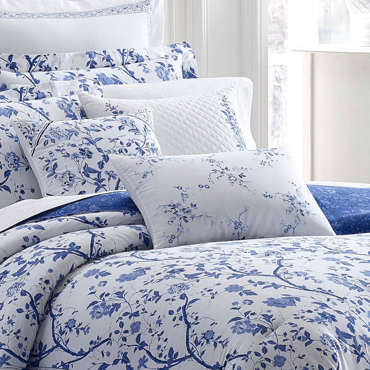 Charlotte Reversible Duvet Cover Set Blue - Laura Ashley