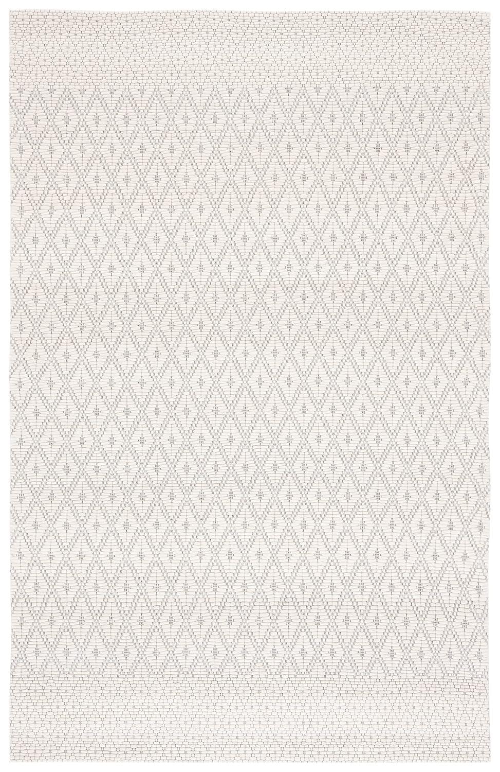 Marbella MRB752 Hand Woven Indoor Accent Rug - Ivory/Black - 4'x6' - Safavieh