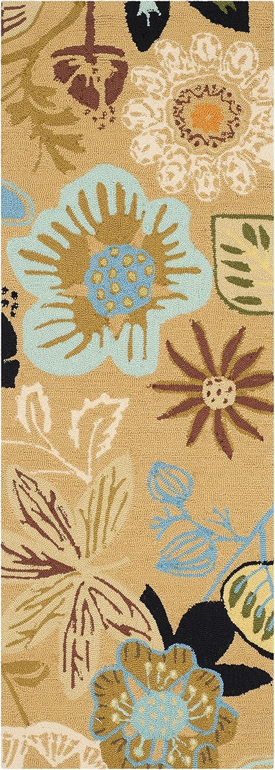 Four Seasons FRS472 Hand Hooked Area Rug  - Safavieh