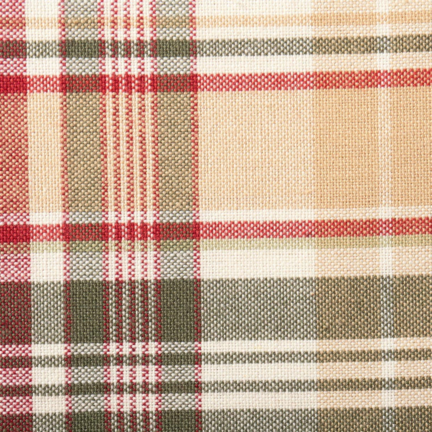 Give Thanks Plaid Table Runner 14x108