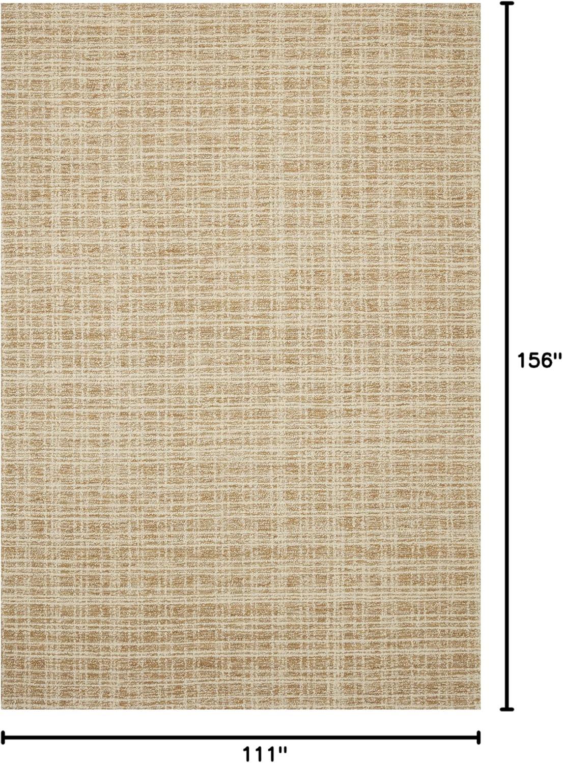 Chris Loves Julia x Loloi Polly Checkered Straw/Ivory Area Rug